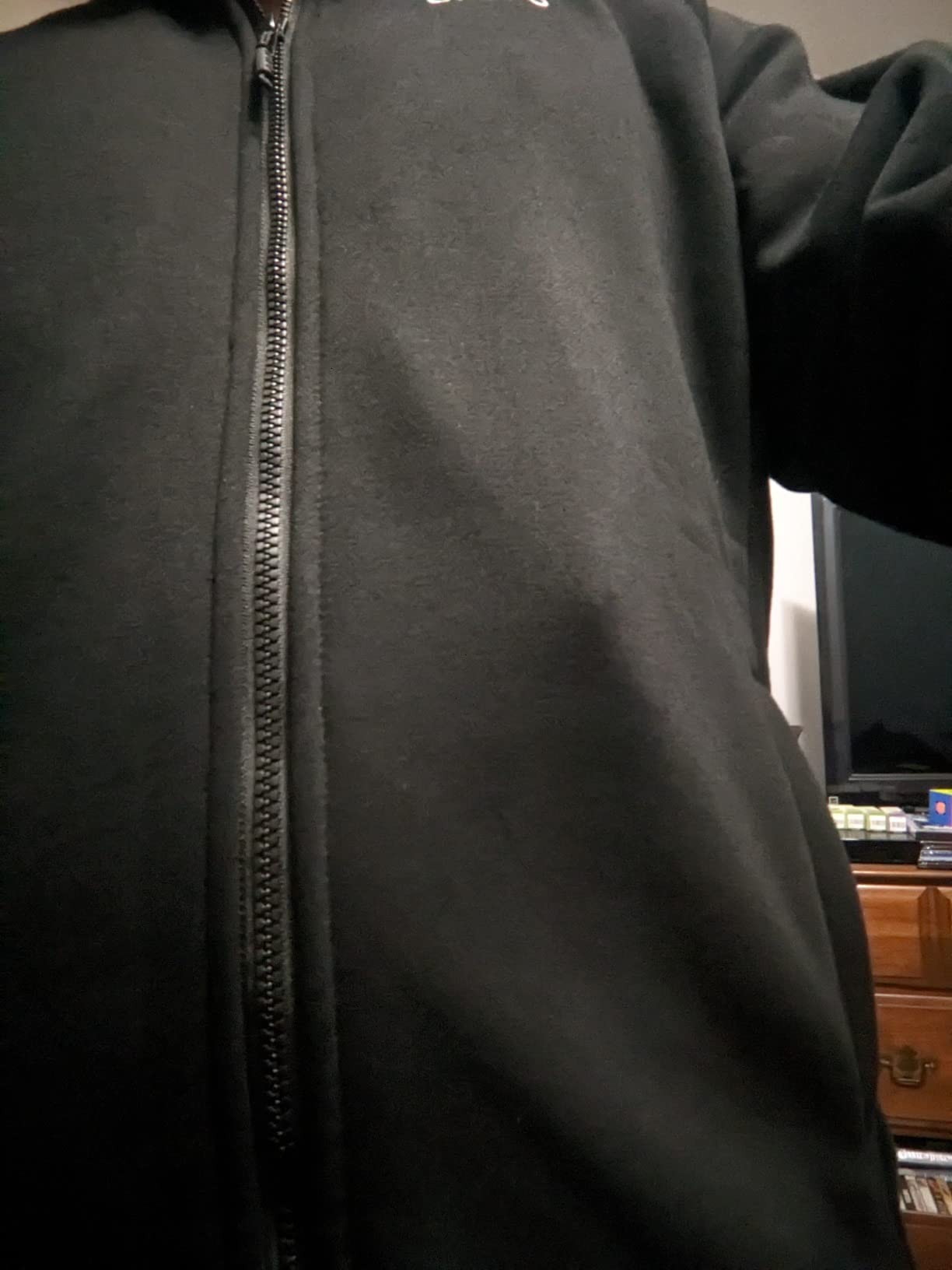 ORORO Men's Heated Fleece Jacket with Battery, 4 Heating Zones customer photo 1