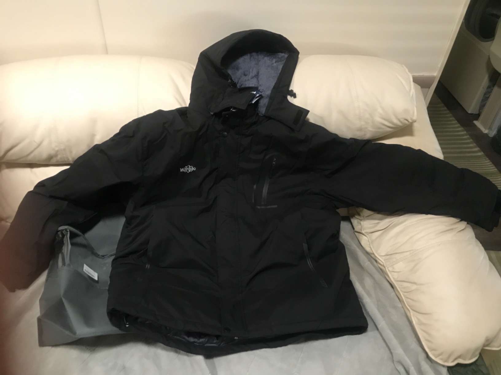Men's Waterproof Ski Jacket Snowboard Fleece Lined Warm Winter Coat customer photo 1
