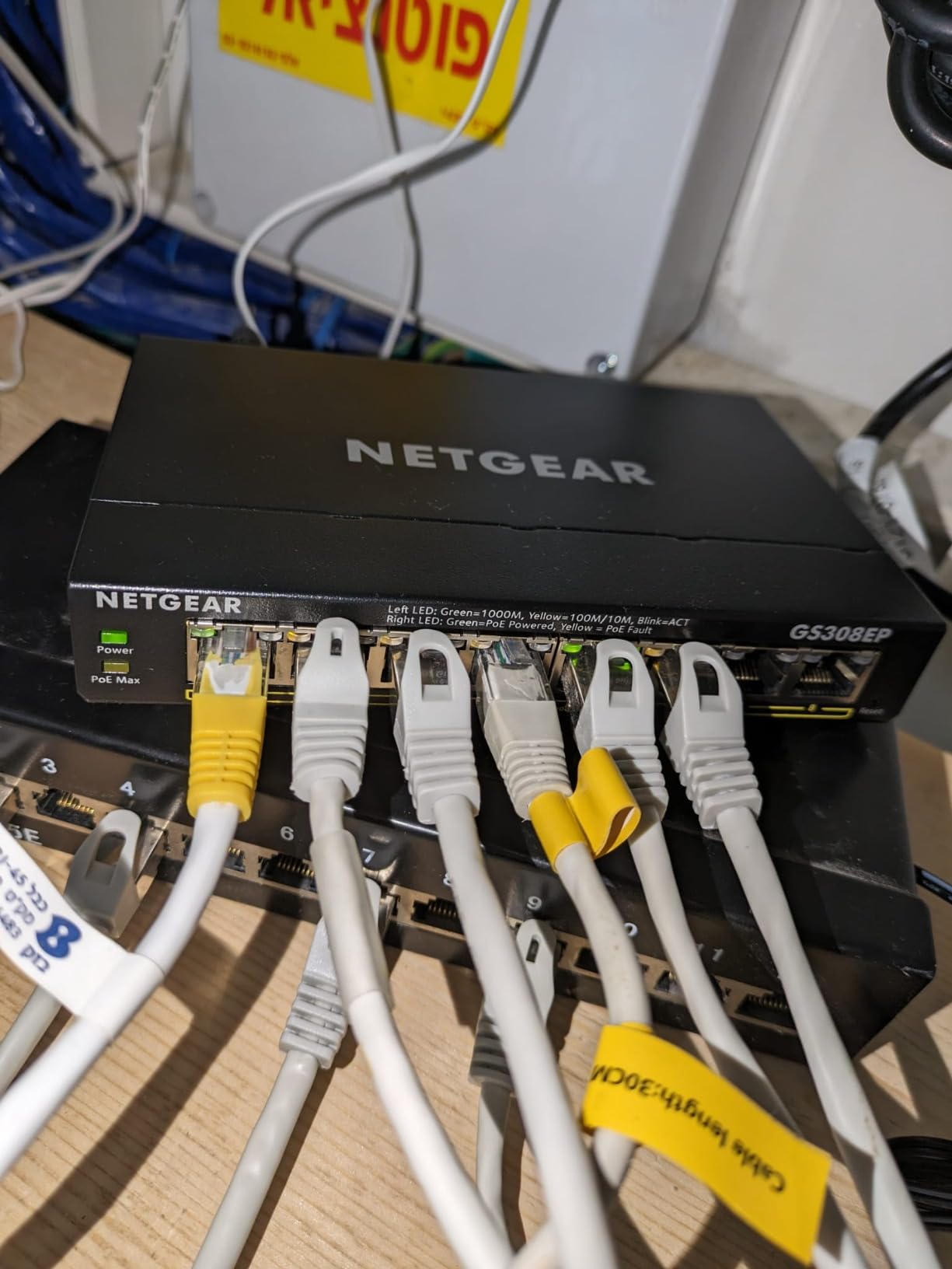 NETGEAR 8 Port PoE Gigabit Ethernet Easy Smart Managed Switch (GS308EP) customer photo 1