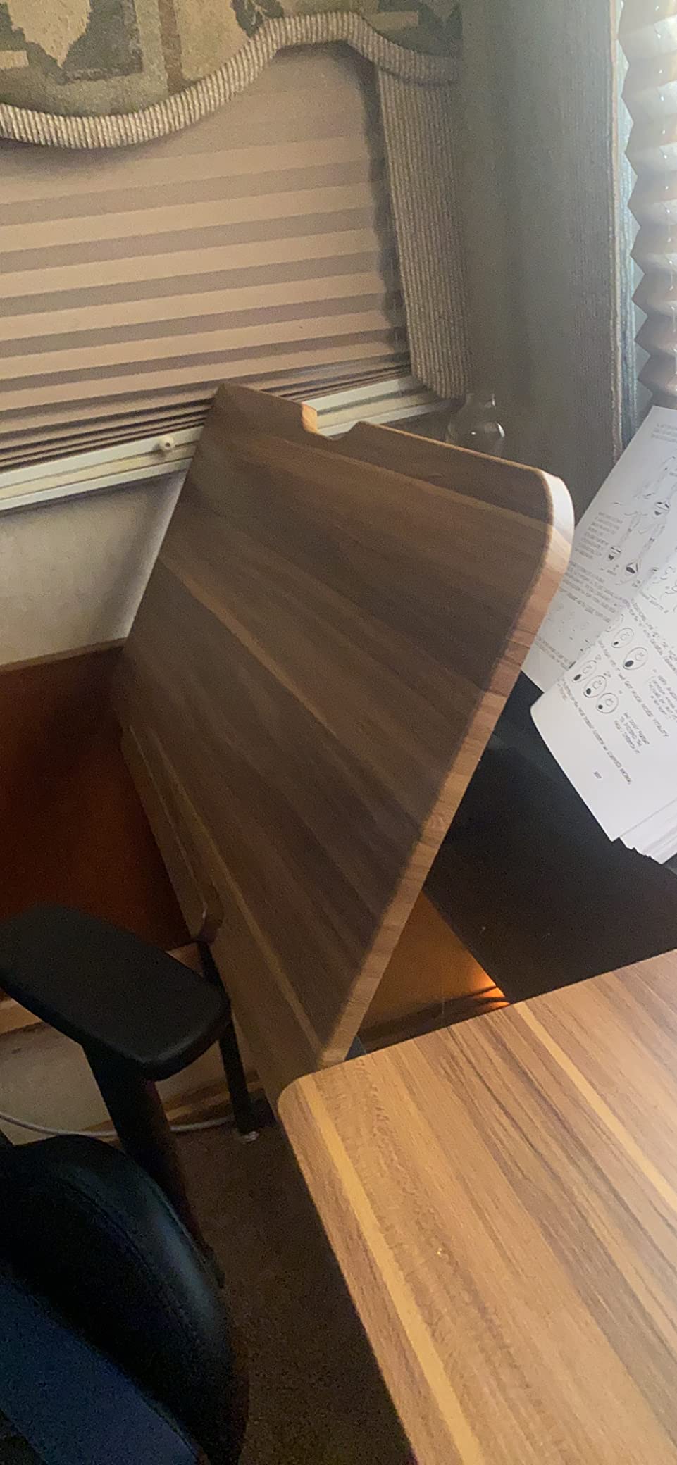 Tribesigns Drafting Table with Storage Drawers, Drawing Computer Desk Artist Craft Table Painting Desk Workstation with Shelves and Tiltable Tabletop for Students, Home Office customer photo 1