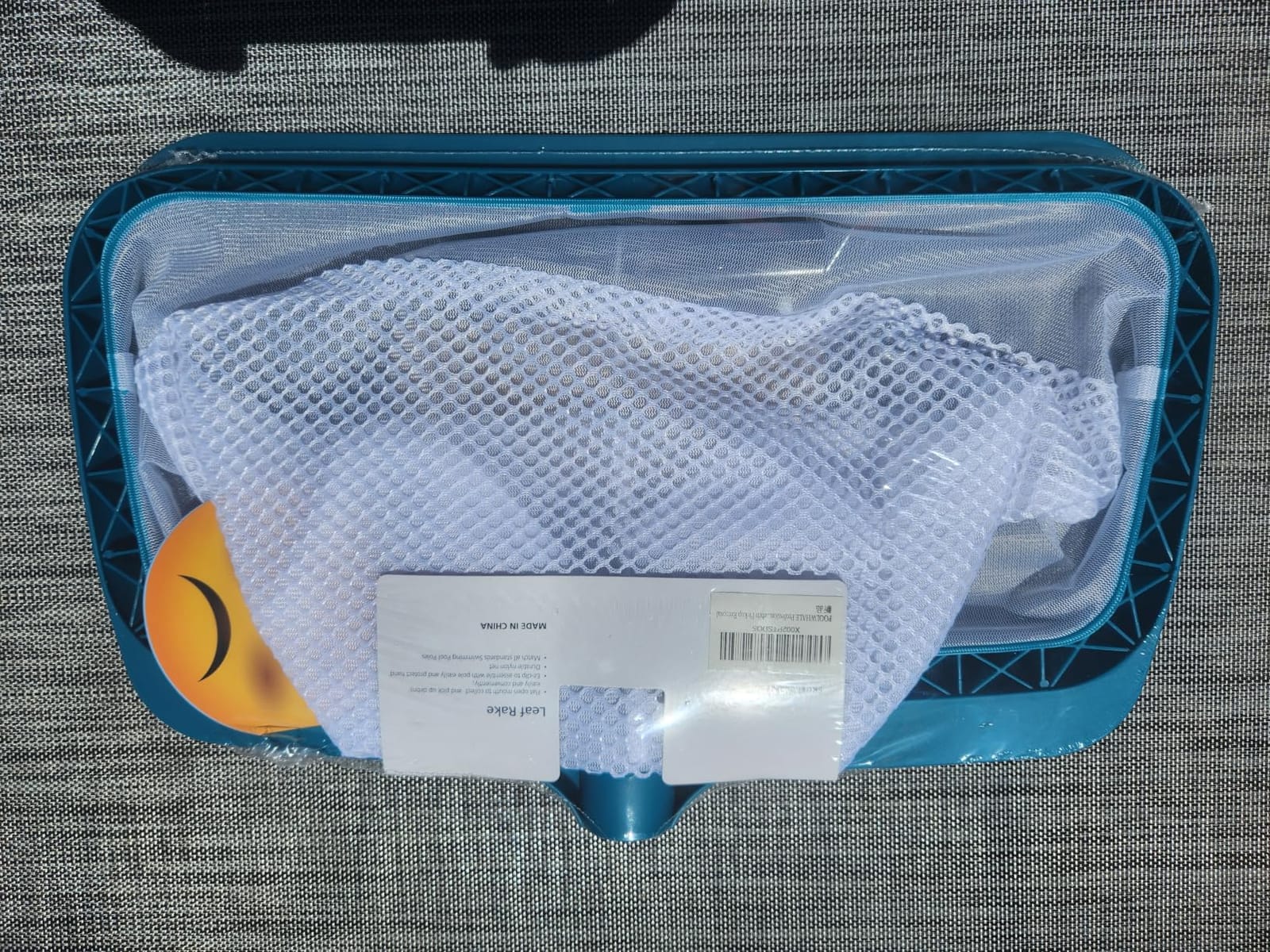 POOLWHALE Pool Skimmer Leaf Rake Net, Fine Mesh Deep Nylon Bag (No Pole) customer photo 2
