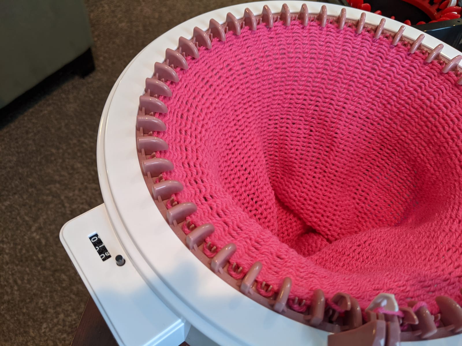 SENTRO Knitting Machine 48 Needles, Smart Weaving Loom with Row Counter, DIY Rotating Double Loom for Adults and Kids customer photo 1