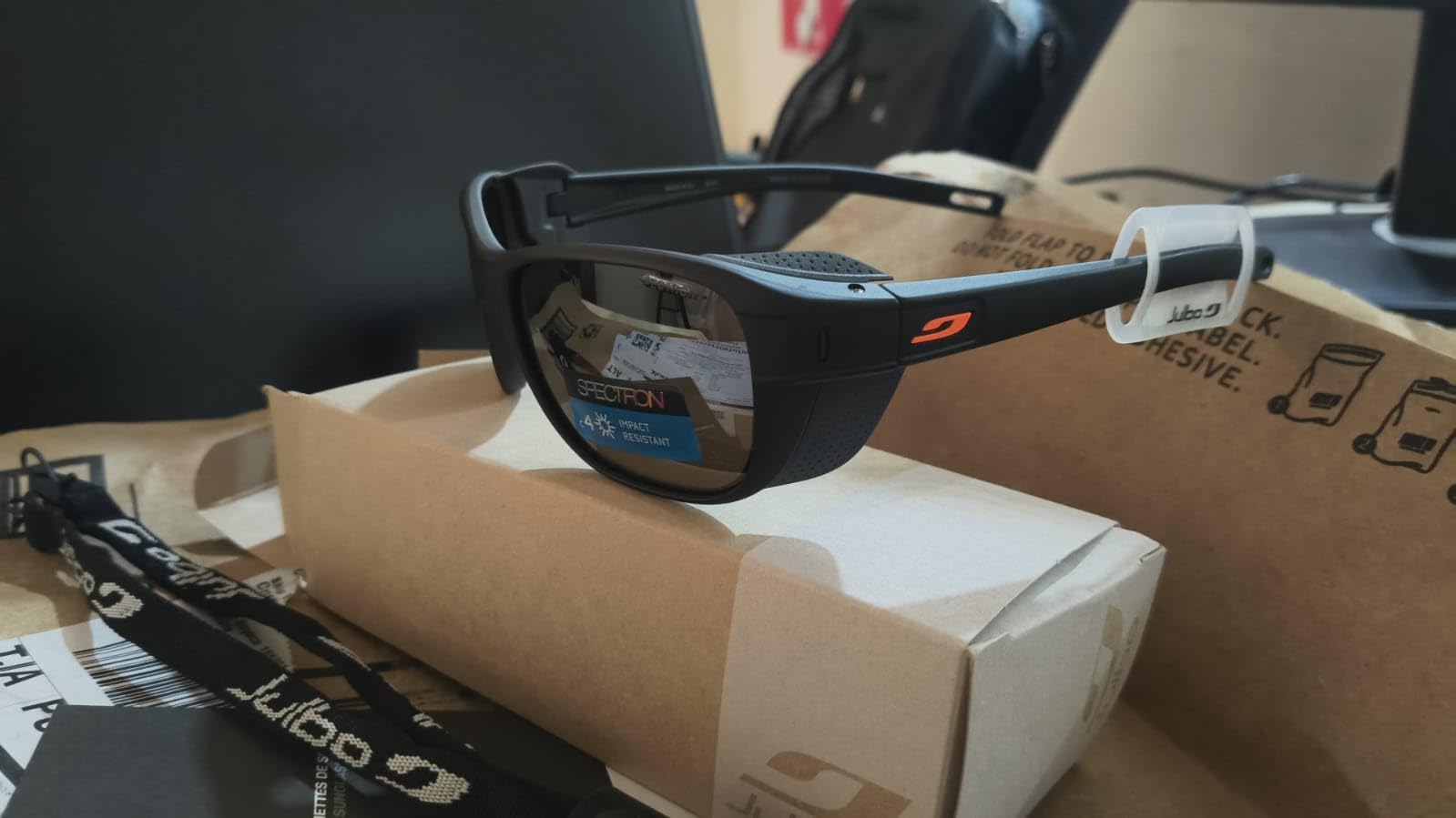 Julbo Camino Glacier Sunglasses for Men & Women w/Removable Side Shields for Hiking, Skiing, Trekking - 100% UV Protection customer photo 2