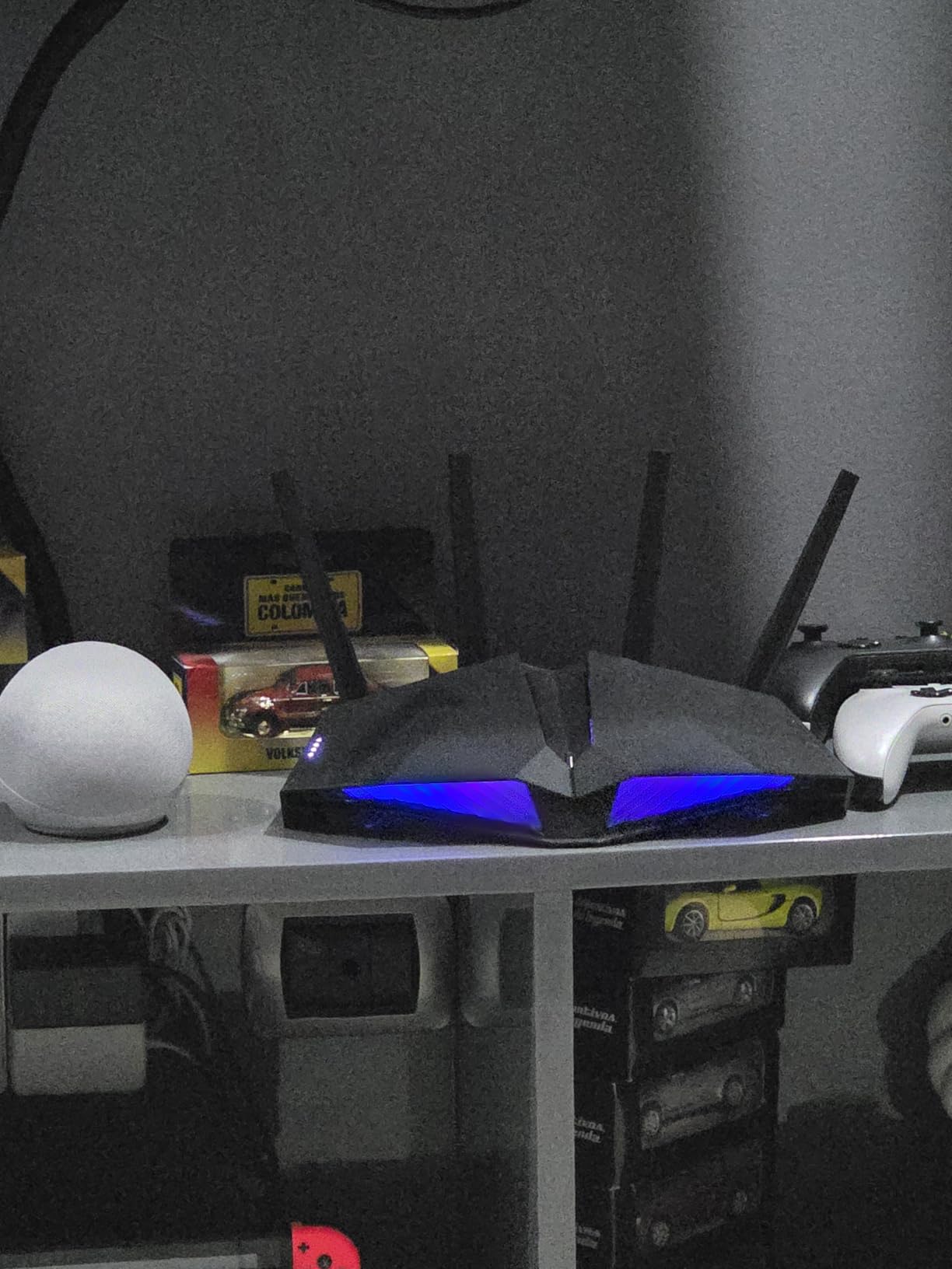 ASUS RT-AX82U AX5400 Dual-Band WiFi 6 Gaming Router, Game Acceleration, Mesh Support, Dedicated Port, Mobile Boost, MU-MIMO, Aura RGB (Renewed) customer photo 1