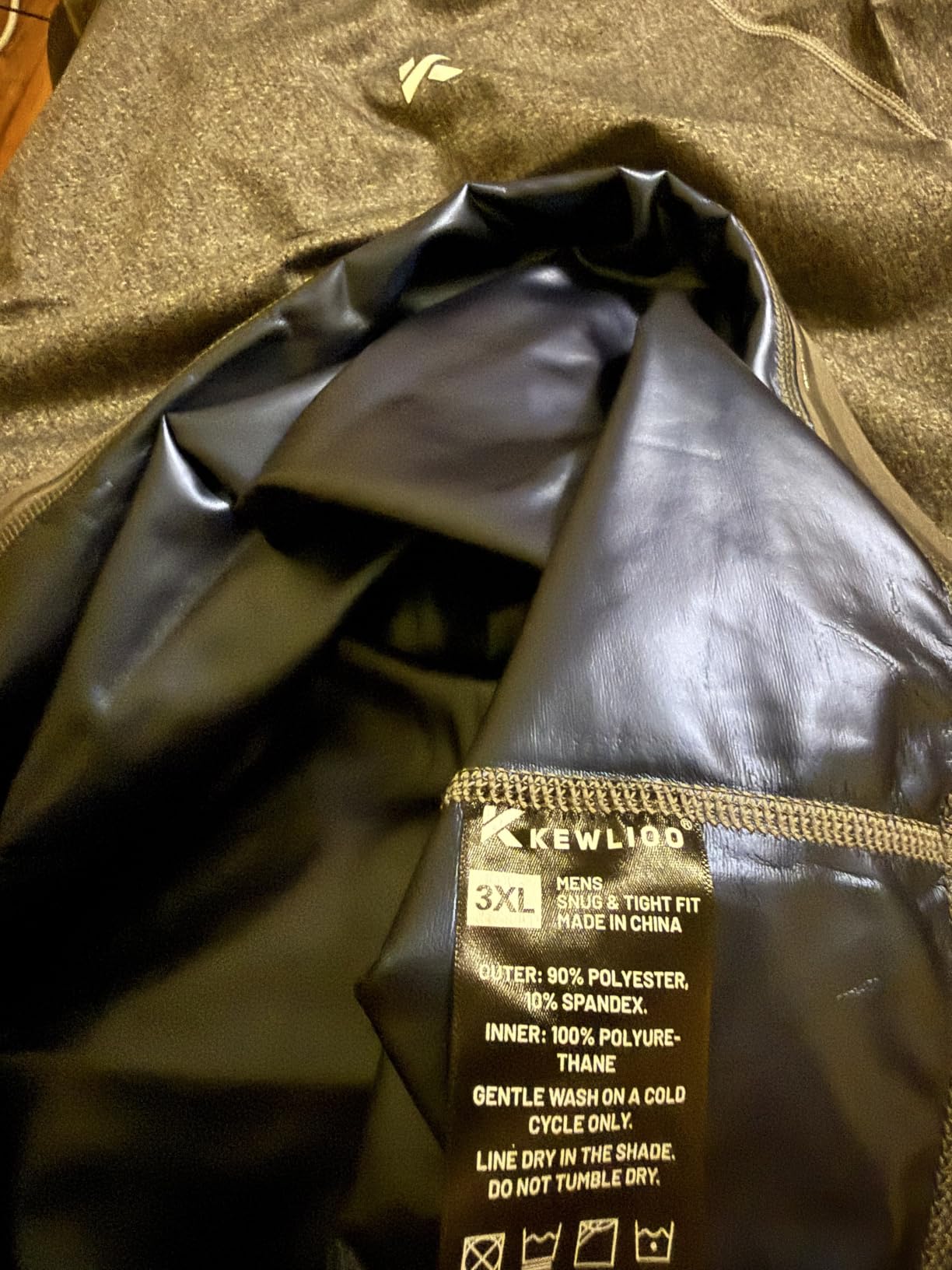 Kewlioo Sauna Shirt for Men - Original Heat Trapping Sweat Vest, Sauna Suit For Men, Compression Sweat Suit for Gym, Workouts customer photo 1