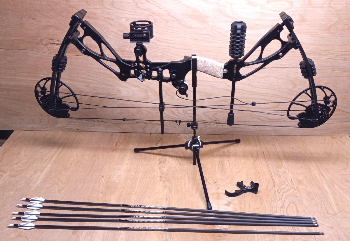 Sanlida Archery Dragon X8 RTH Compound Bow Package for Adults and Teens,18”-31” Draw Length,0-70 Lbs Draw Weight,up to IBO 310 fps,No Bow Press Needed,Limited Life-time Warranty,RH Only customer photo 1