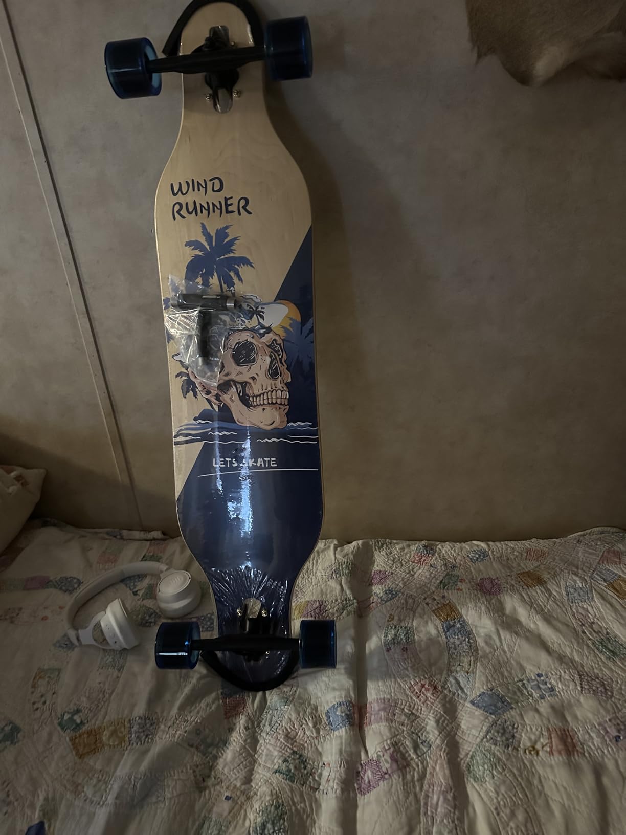 Windrunner 41inch Freeride Longboard Skateboard,8-Ply Natural Maple Drop Through Freestyle Complete Skateboard Cruiser Pintail for Cruising,Carving,Free-Style and Downhill with T-Tool customer photo 1