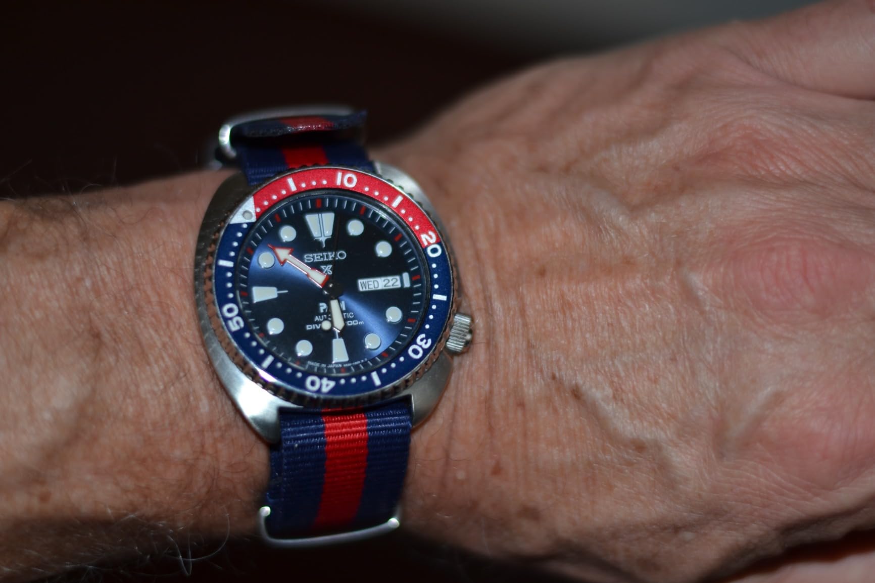 Seiko SRPE99 Prospex PADI Special Edition Automatic Dive Watch LumiBrite Hands 200M Water Resistant customer photo 1
