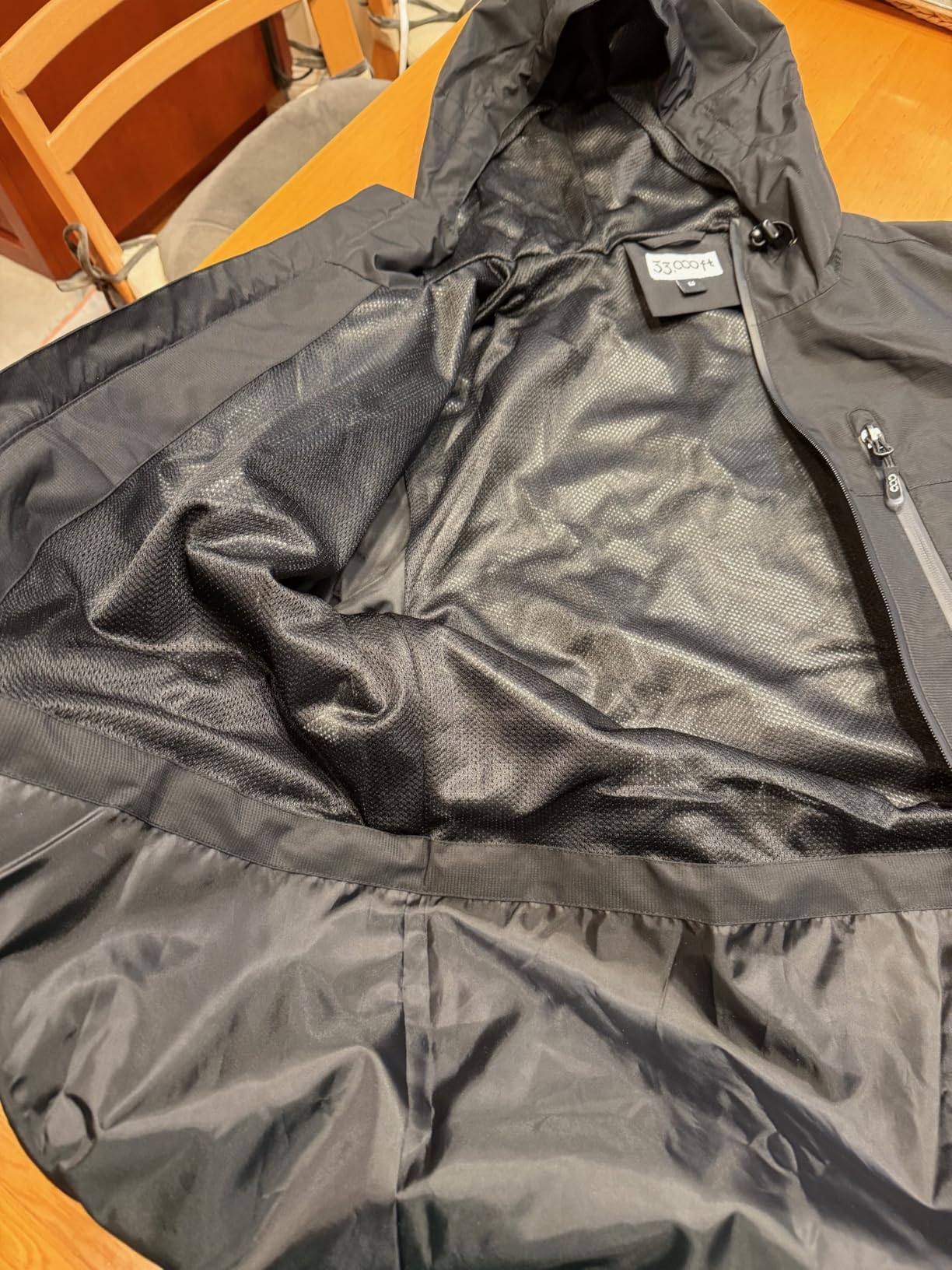 33,000ft Men's Packable Rain Jacket Waterproof Raincoat with Hood customer photo 1
