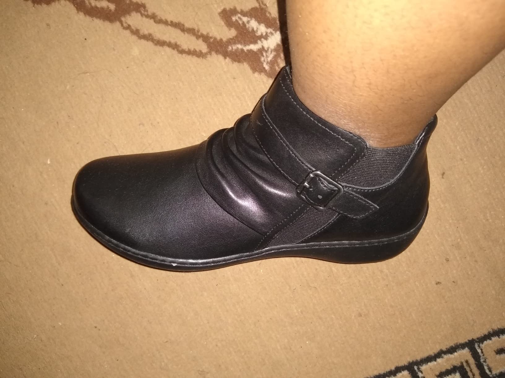 Clarks Women's Cora Rouched Ankle Boot customer photo 1