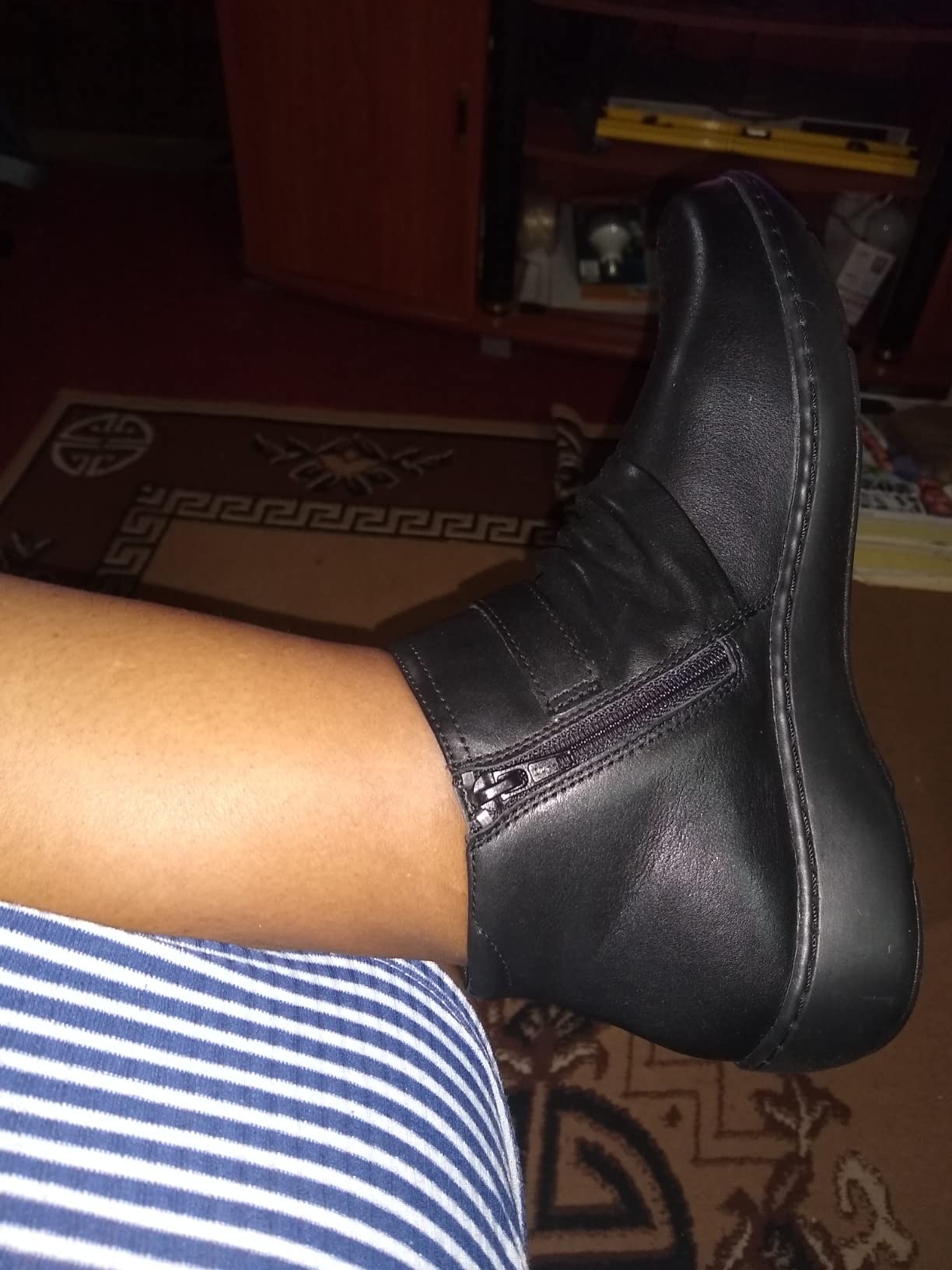 Clarks Women's Cora Rouched Ankle Boot customer photo 2