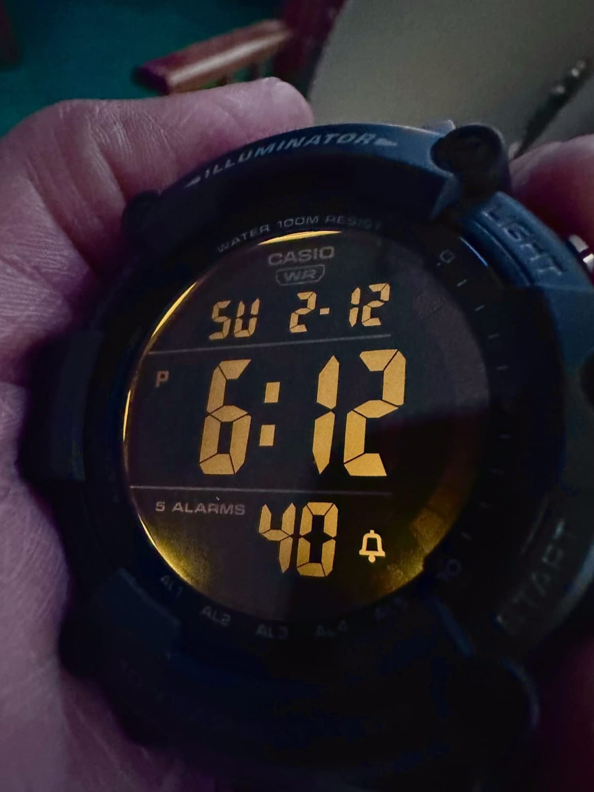 Casio Illuminator AE1500WH Series Men's Digital Watch, 10-Year Battery, LED Backlight, 5 Alarms customer photo 2
