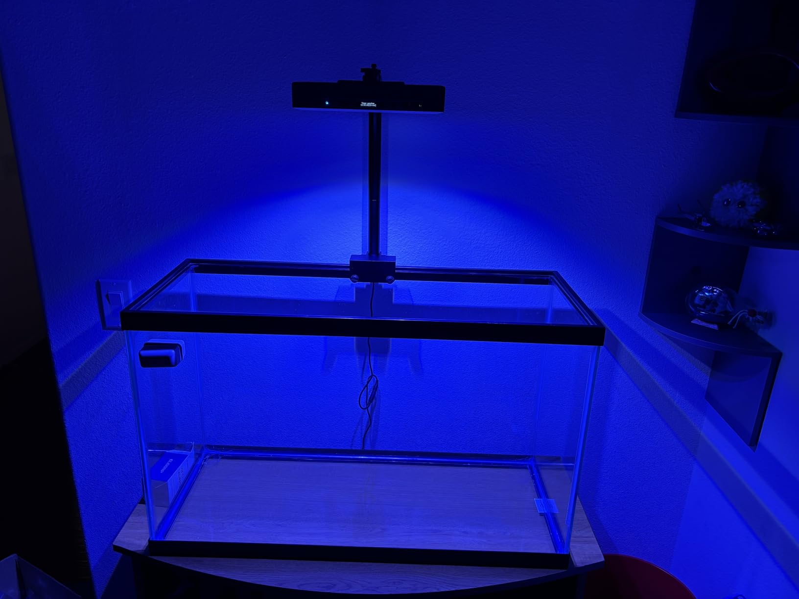 Aquarium Light - 95 Watt Sunrise Sunset Moonlight, Group Control Program Coral Reef Light Dimmable Full Spectrum for Marine Tanks,Saltwater Tank Light with Timer (Brackets) customer photo 2