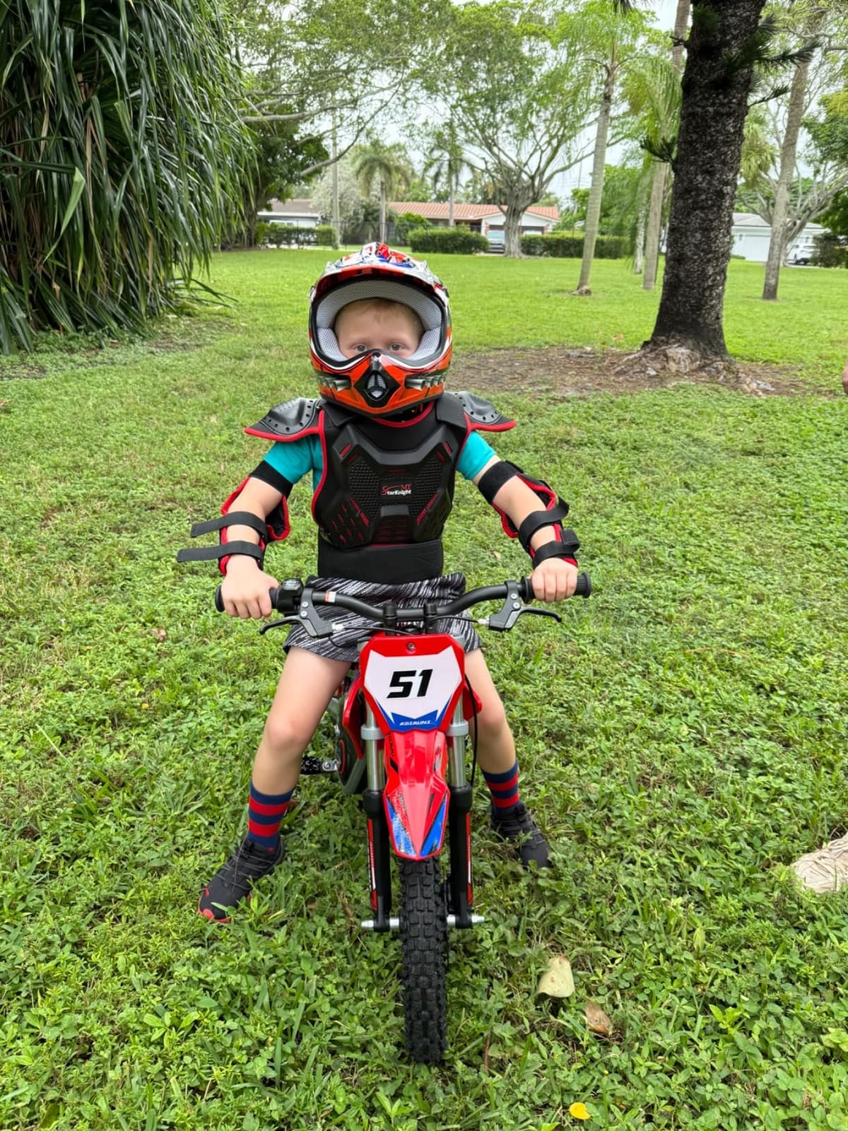 WOW Youth Kids Motocross BMX MX ATV Dirt Bike Moutain Helmet Storm Black customer photo 2