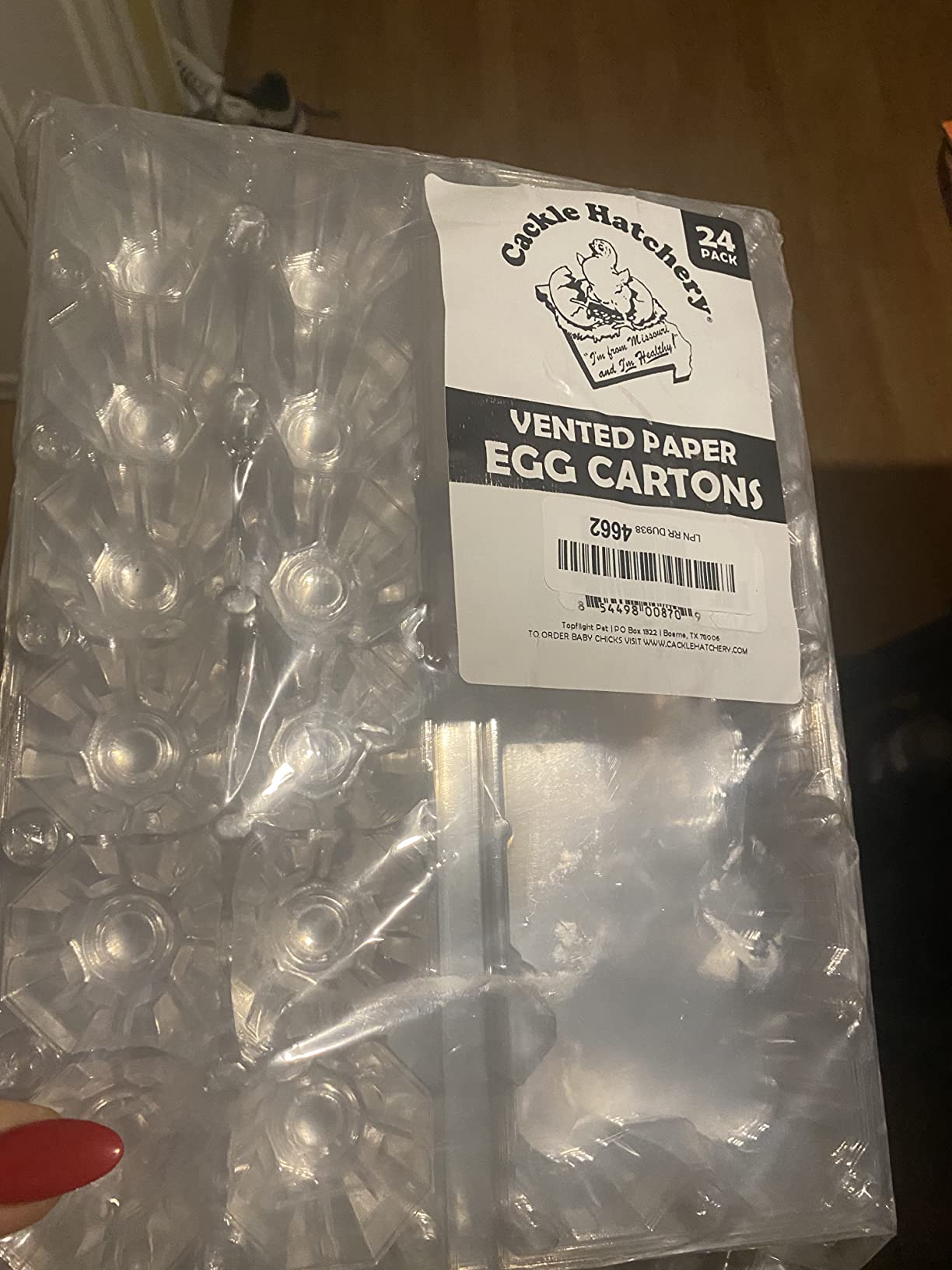 Vented Paper Pulp Egg Cartons Holds 1 Dozen Chicken Eggs (24 Pack) customer photo 1