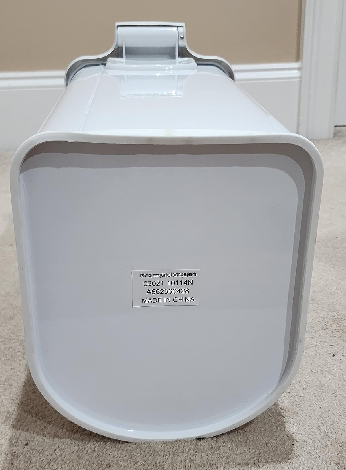 Ubbi Pet Waste Pail, White customer photo 1