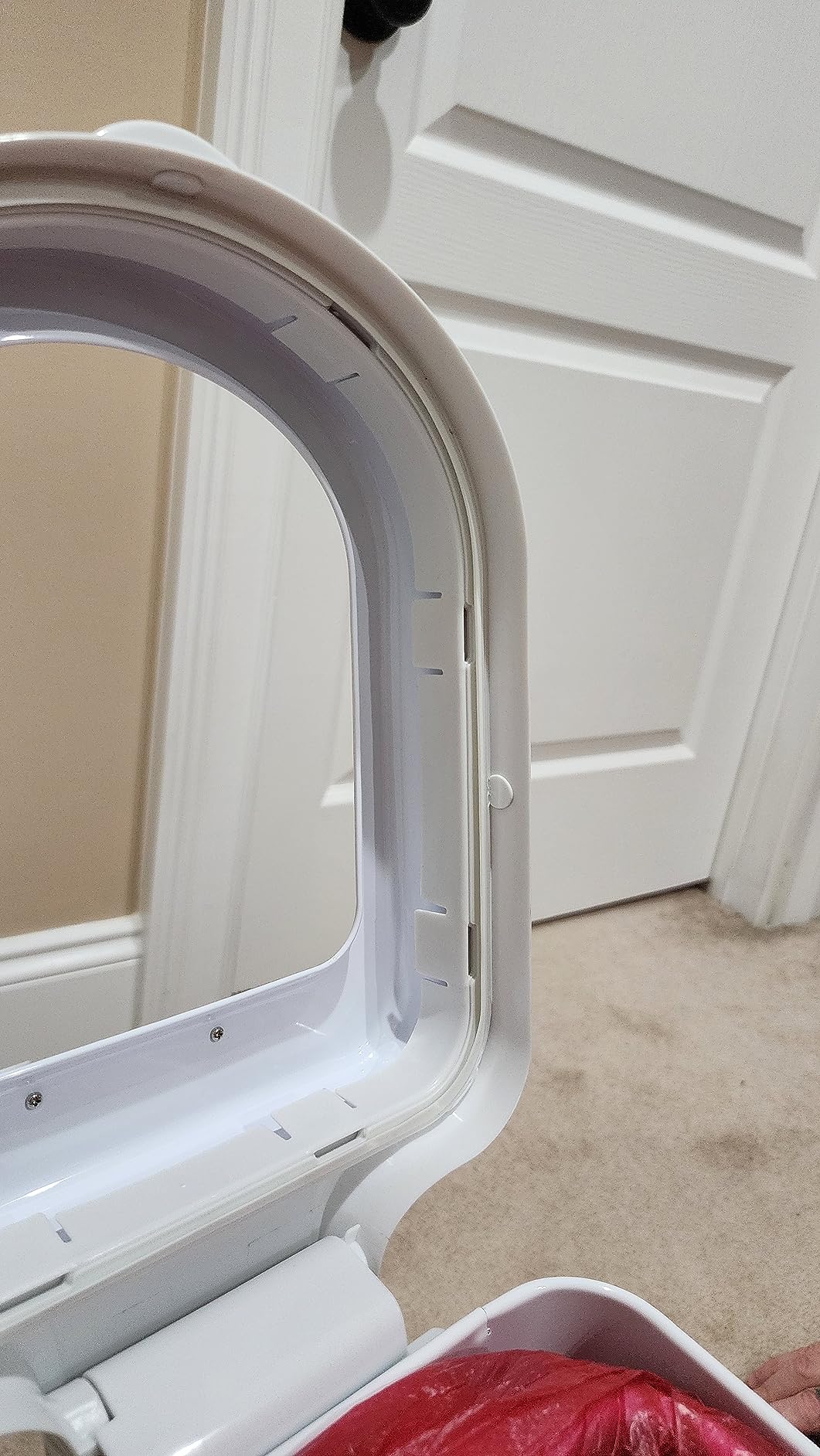 Ubbi Pet Waste Pail, White customer photo 2