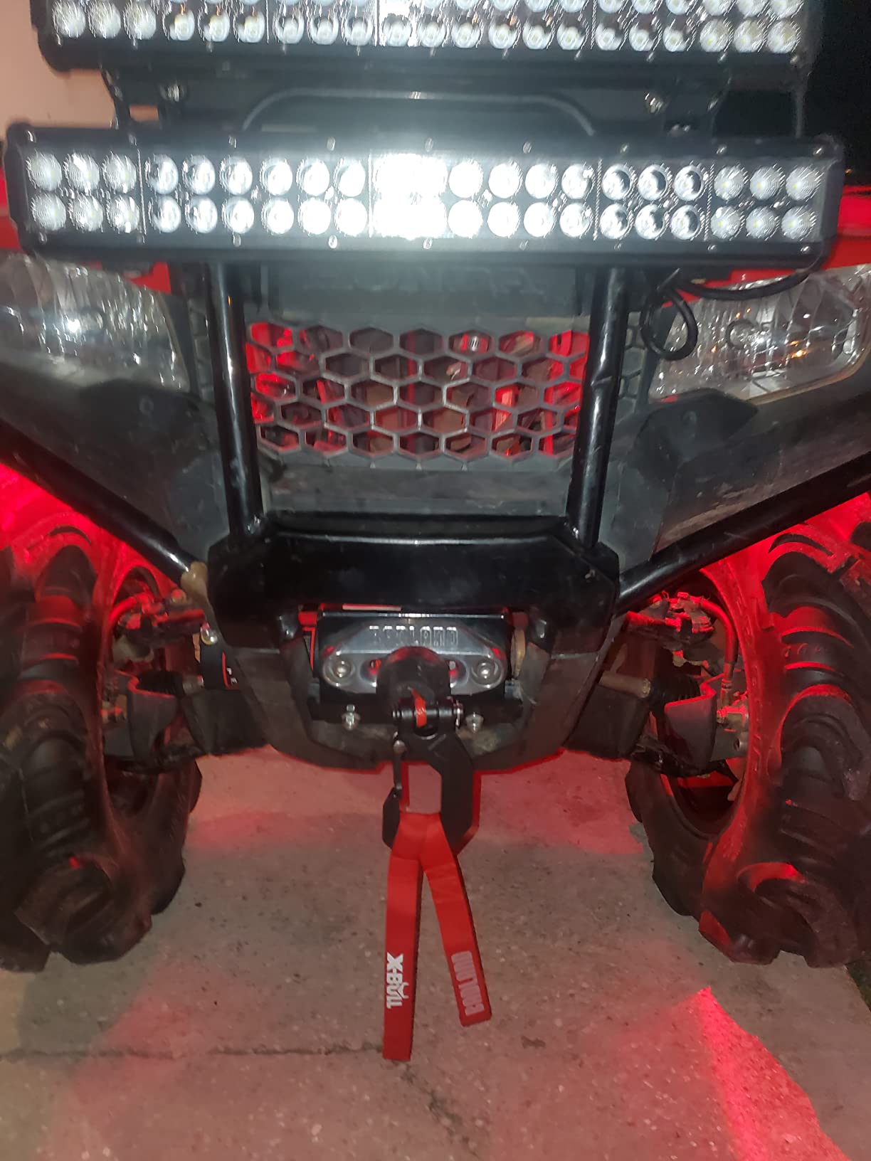 X-BULL 12V 3000LBS Electric Winch Synthetic Rope Electric Winch for Towing ATV/UTV Off Road with Mounting Bracket Wireless Remote New customer photo 1