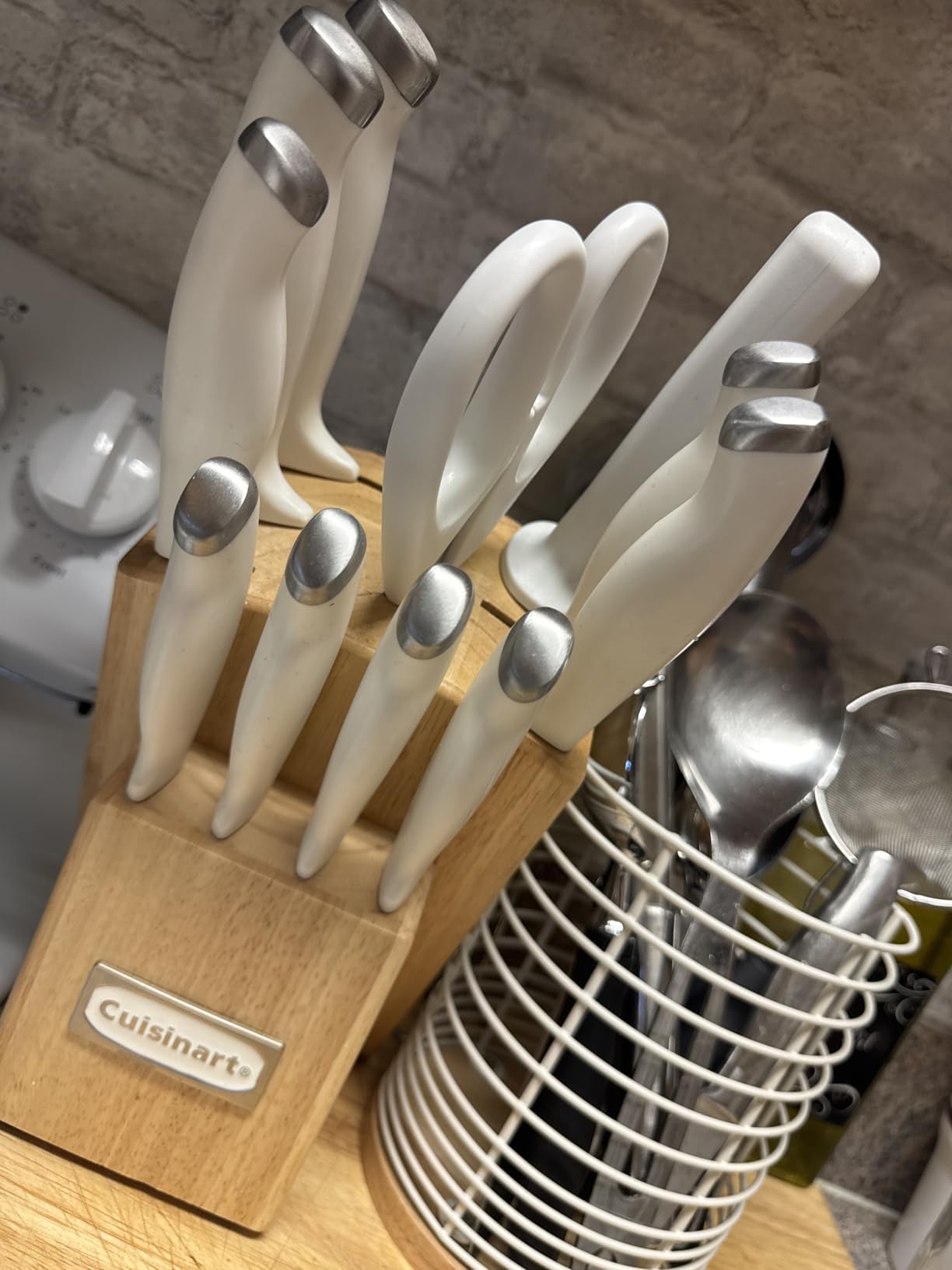 Cuisinart Block Knife Set, 12pc Cutlery Knife Set with Steel Blades for Precise Cutting, Lightweight, Stainless Steel, Durable & Dishwasher Safe, C77SSW-12P customer photo 2