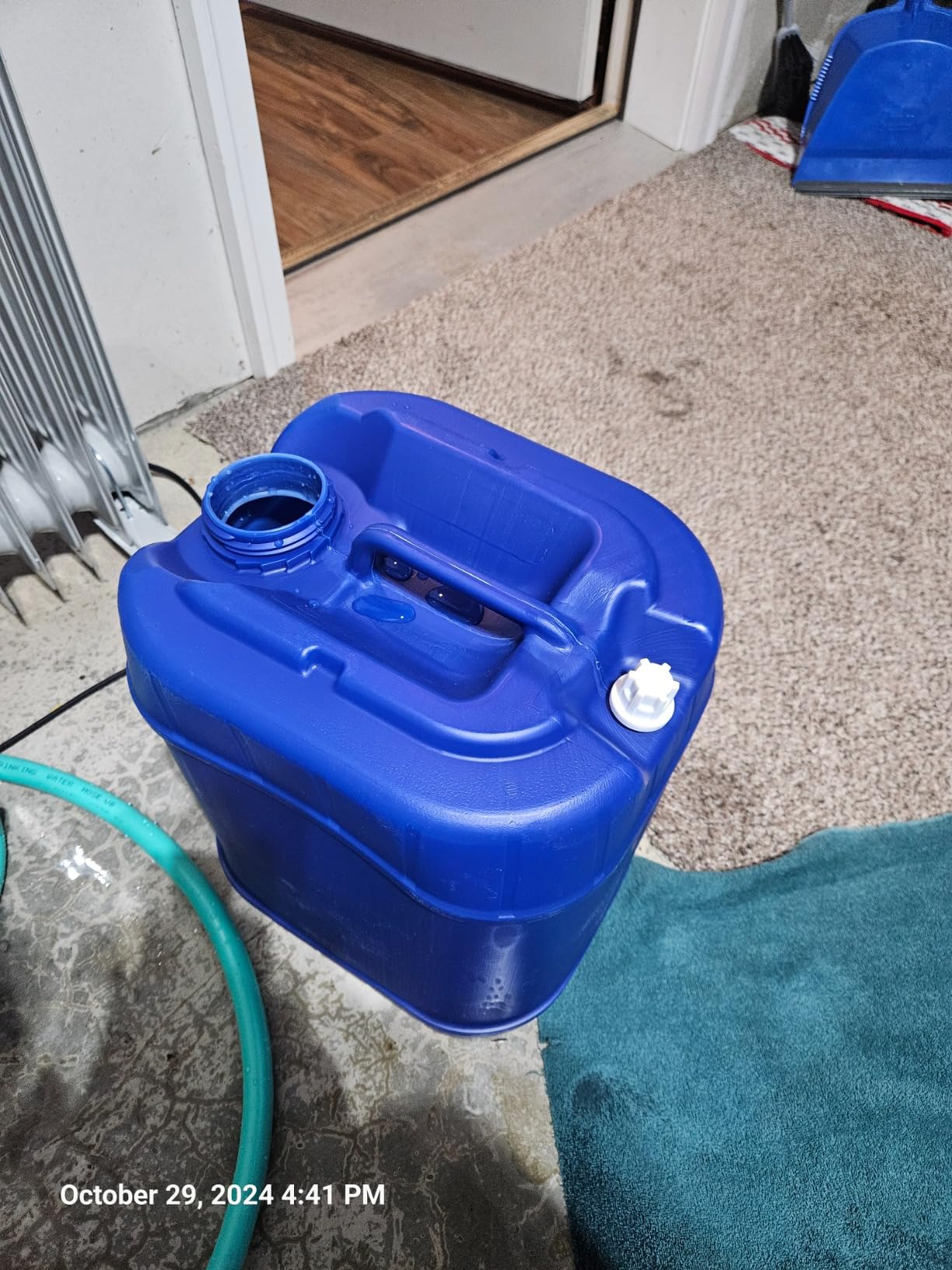 5-Gallon Stackable Water Storage Containers, Emergency Water Storage for Camping and Disaster Preparedness, 20 Gallons customer photo 1