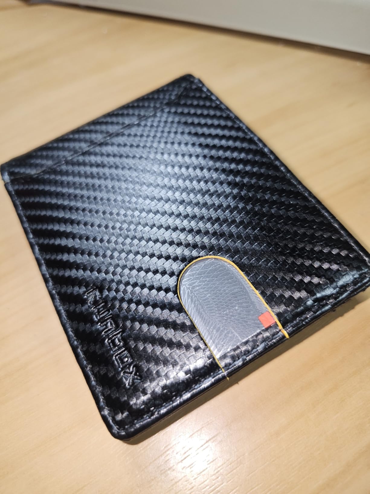 RUNBOX Wallet for Men, Slim Leather Bifold, RFID Blocking Card Holder customer photo 2