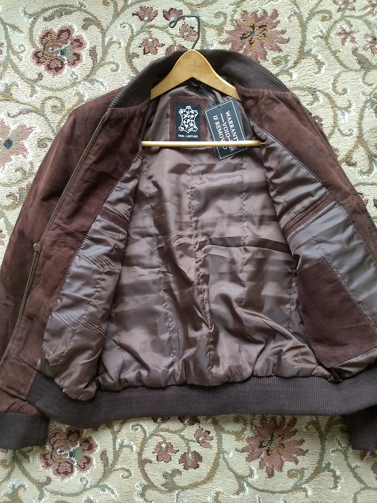 fjackets Suede Leather Bomber Jackets For Mens - Real Lambskin Men Leather Jacket Stylish All Season Outerwear customer photo 2
