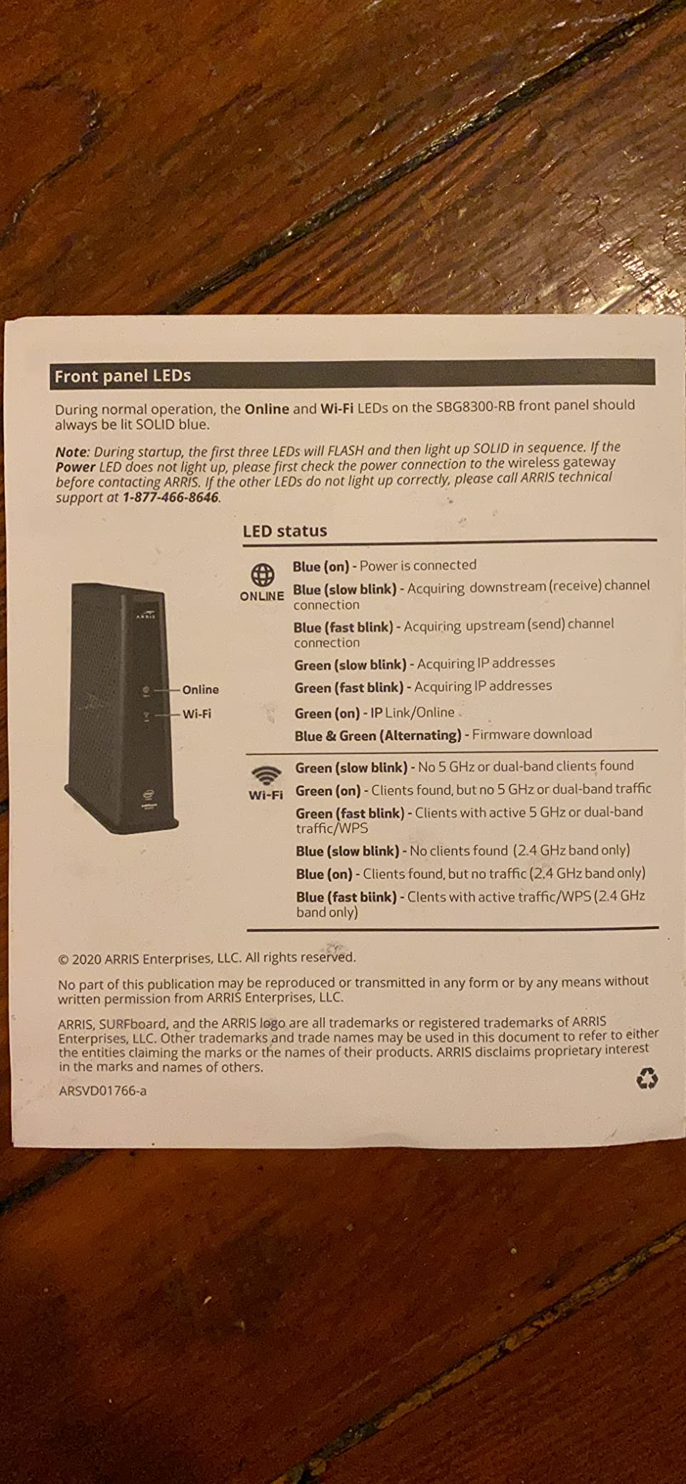 Arris (SBG8300-RB) - Cable Modem Router Combo - Fast DOCSIS 3.1 Gigabit & AC2350 WiFi,Comcast Xfinity, Cox, Spectrum & More, 1 Gbps Max Internet Speeds, 4 OFDM Channels - Renewed customer photo 1