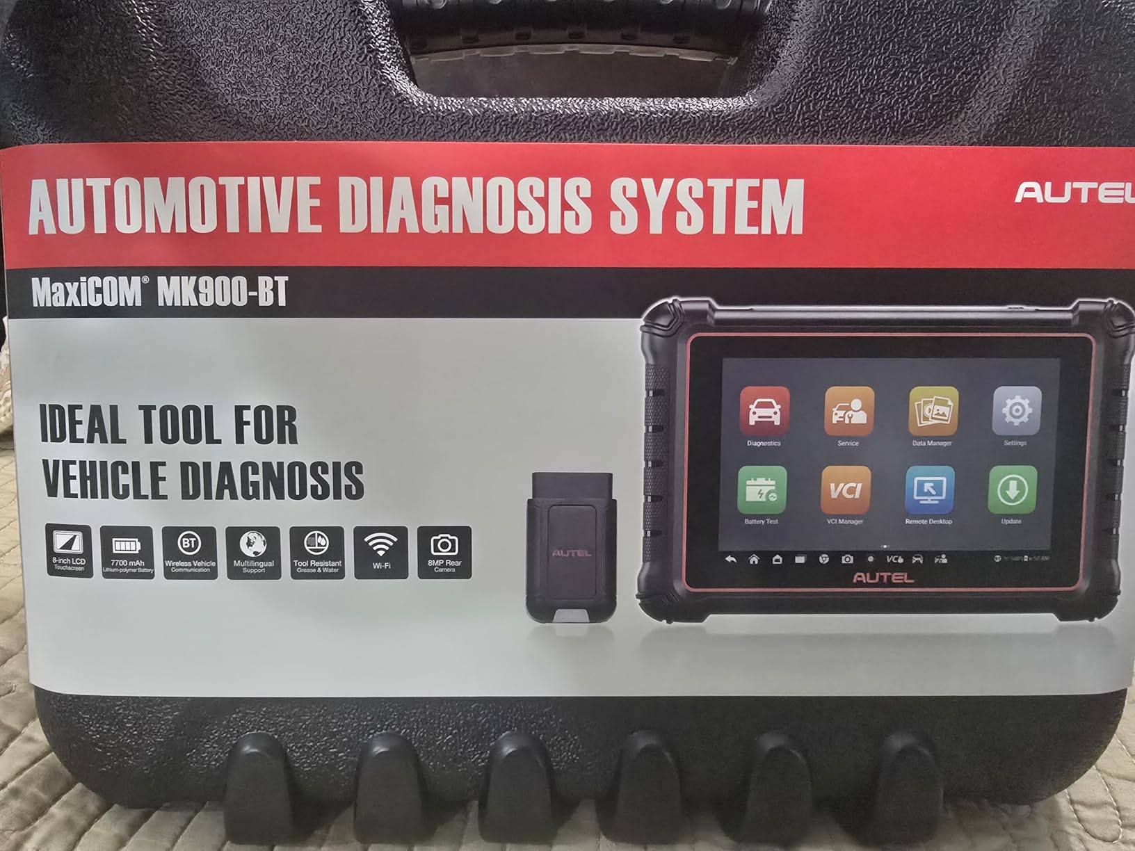 Autel Scanner MaxiCOM MK900BT Bidirectional Tool, 40+ Service, CAN-FD& DOIP | 2026 MK900-BT V2.0 Up of MK900 MX900 MK808S MK808BT PRO MX808S MK808Z, 3000+ Active Test, All System Diagnostic, FCA 11 OS customer photo 2