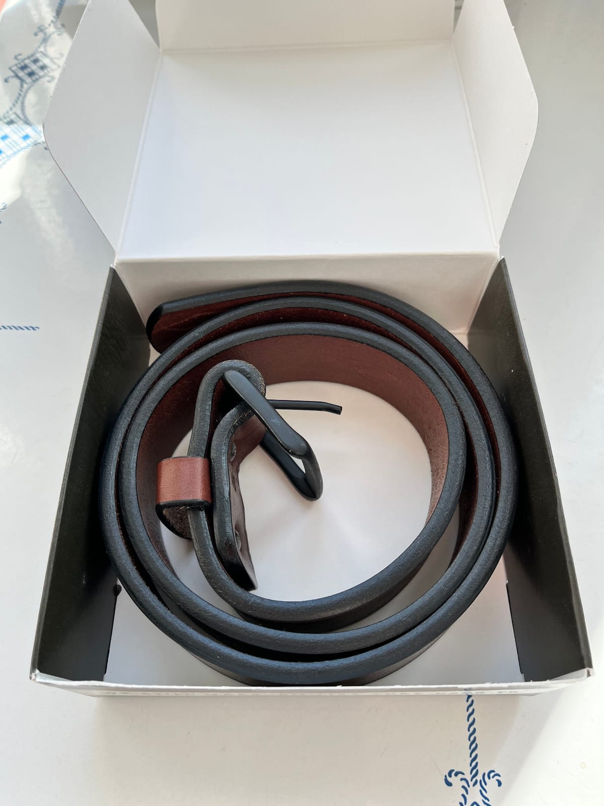 All American Leather Belt | Made in USA Men's Belt | Mens Belts | Heavy Duty Work | EDC customer photo 2