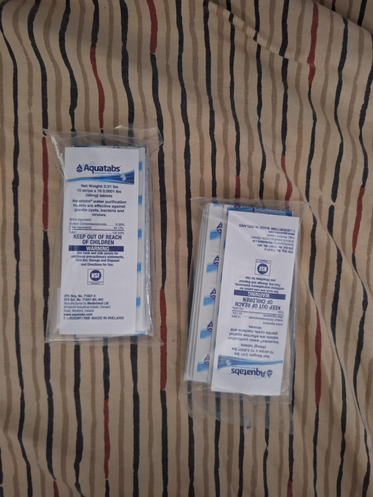 Aquatabs 49mg Water Purification Tablets, 100 Pack, Hiking & Camping customer photo 1