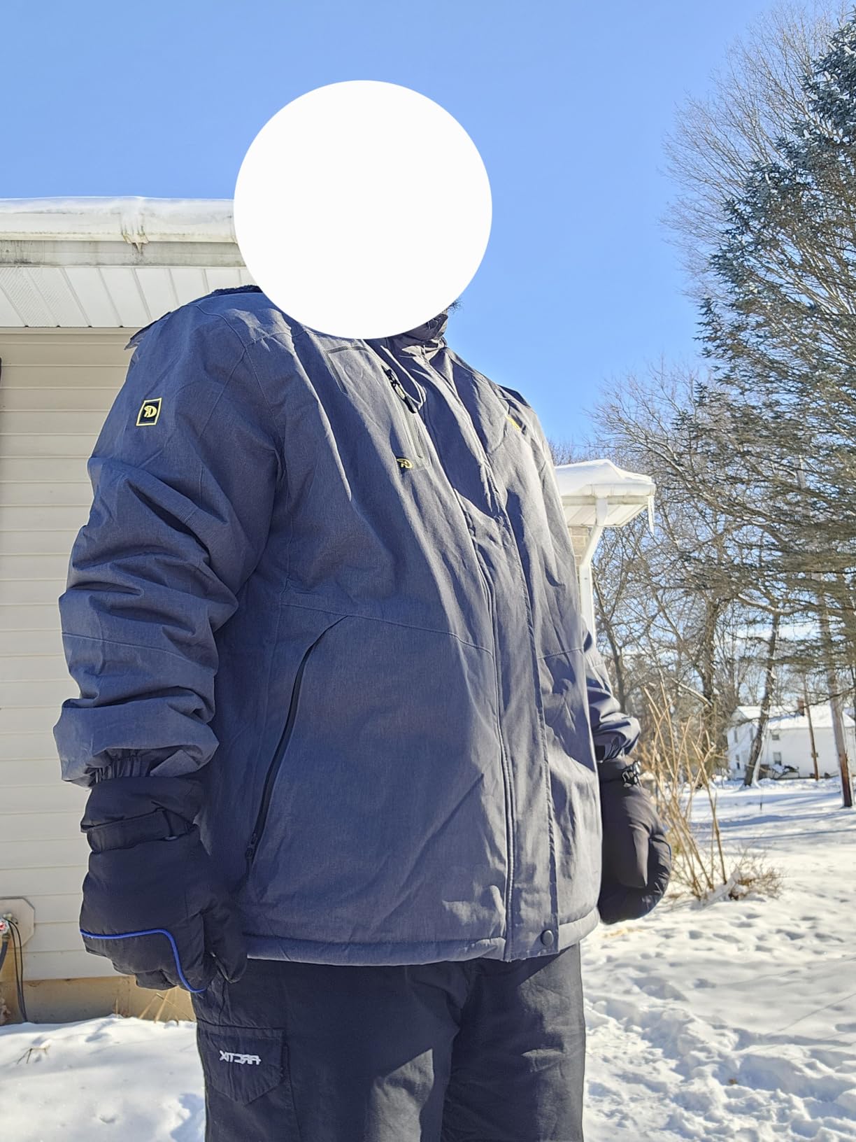QPNGRP Mens Waterproof Ski Snowboard Jacket Winter Windproof Snow Coat customer photo 2