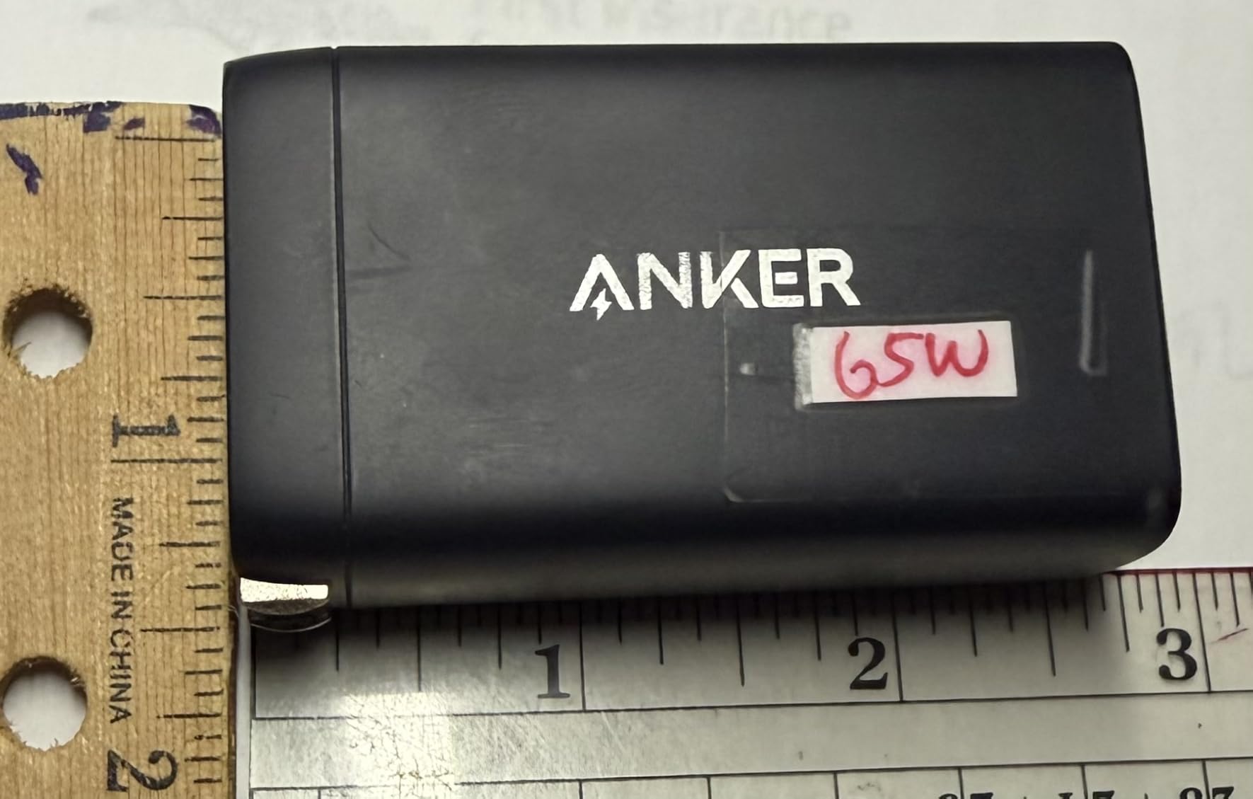 Anker 65W Max 3-Port USB C Charger Block, Compact Foldable Phone Charger customer photo 1