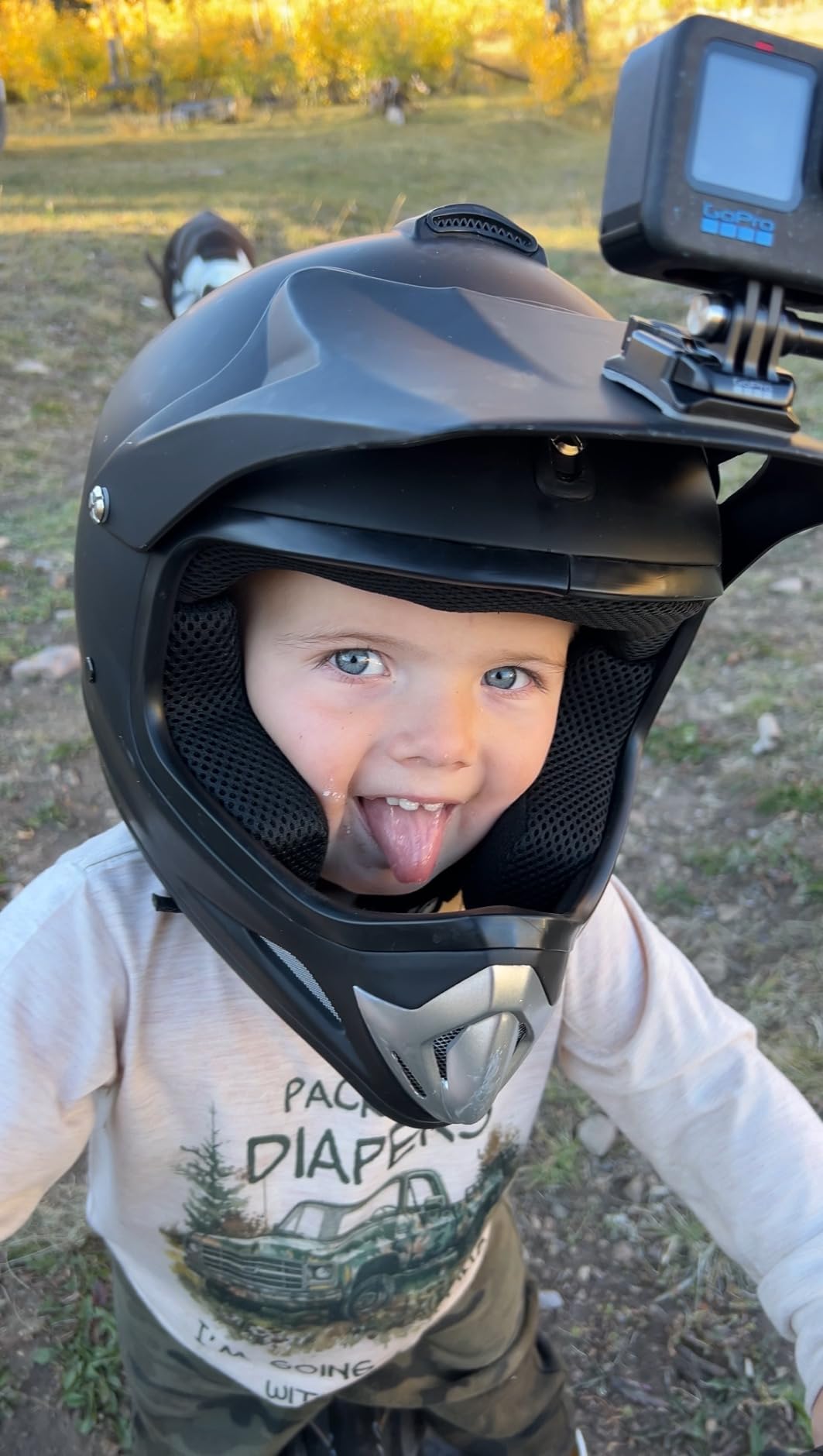 ILM Youth Kids Dirt Bike Helmet ATV Motocross Full Face Helmet BLD-818(Red,Youth-Medium) customer photo 2