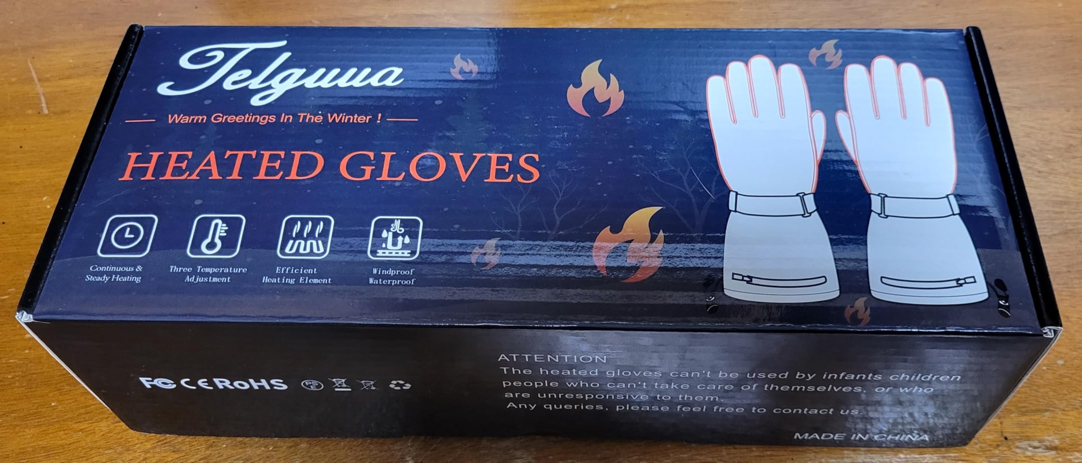 Telguua Heated Gloves for Women Men,Electric Rechargeable Heated Work Glove Ski Mitten Waterproof Touchscreen Heated Gloves customer photo 1