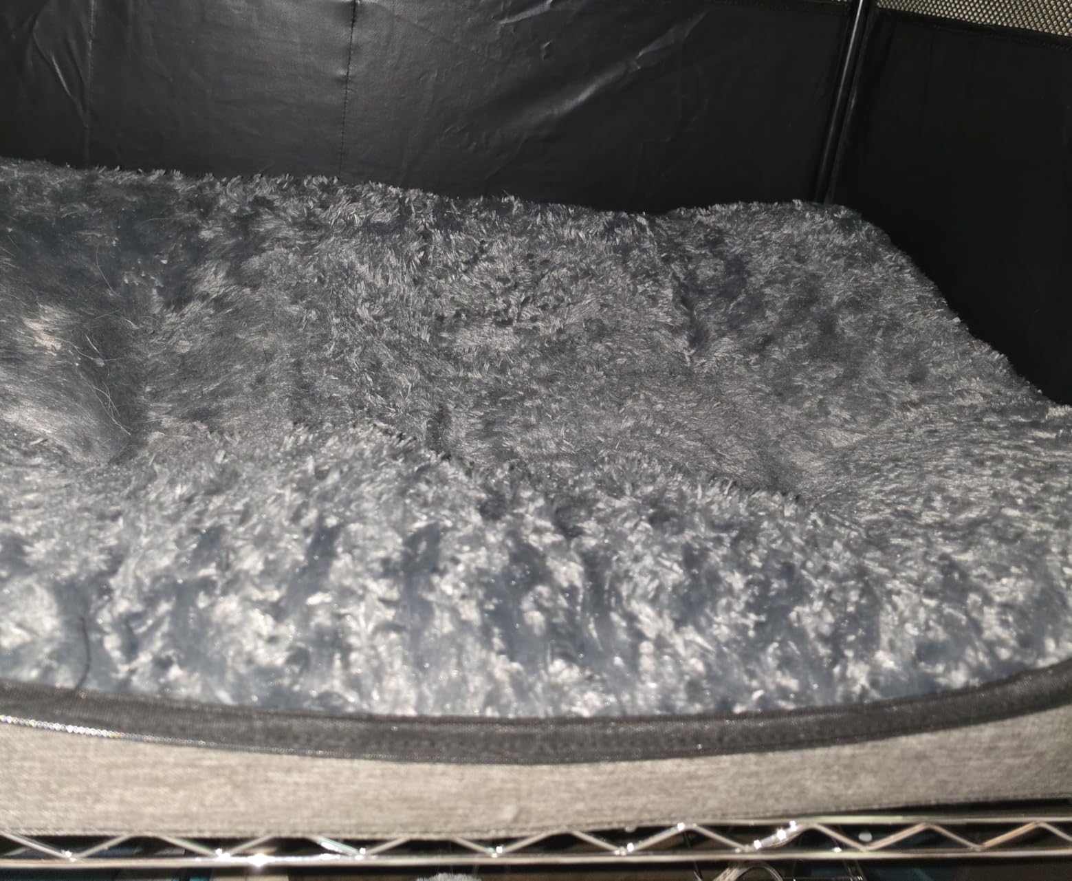 KSIIA Washable Dog Beds Large Sized Dog Crate Bed Plush Mat 41