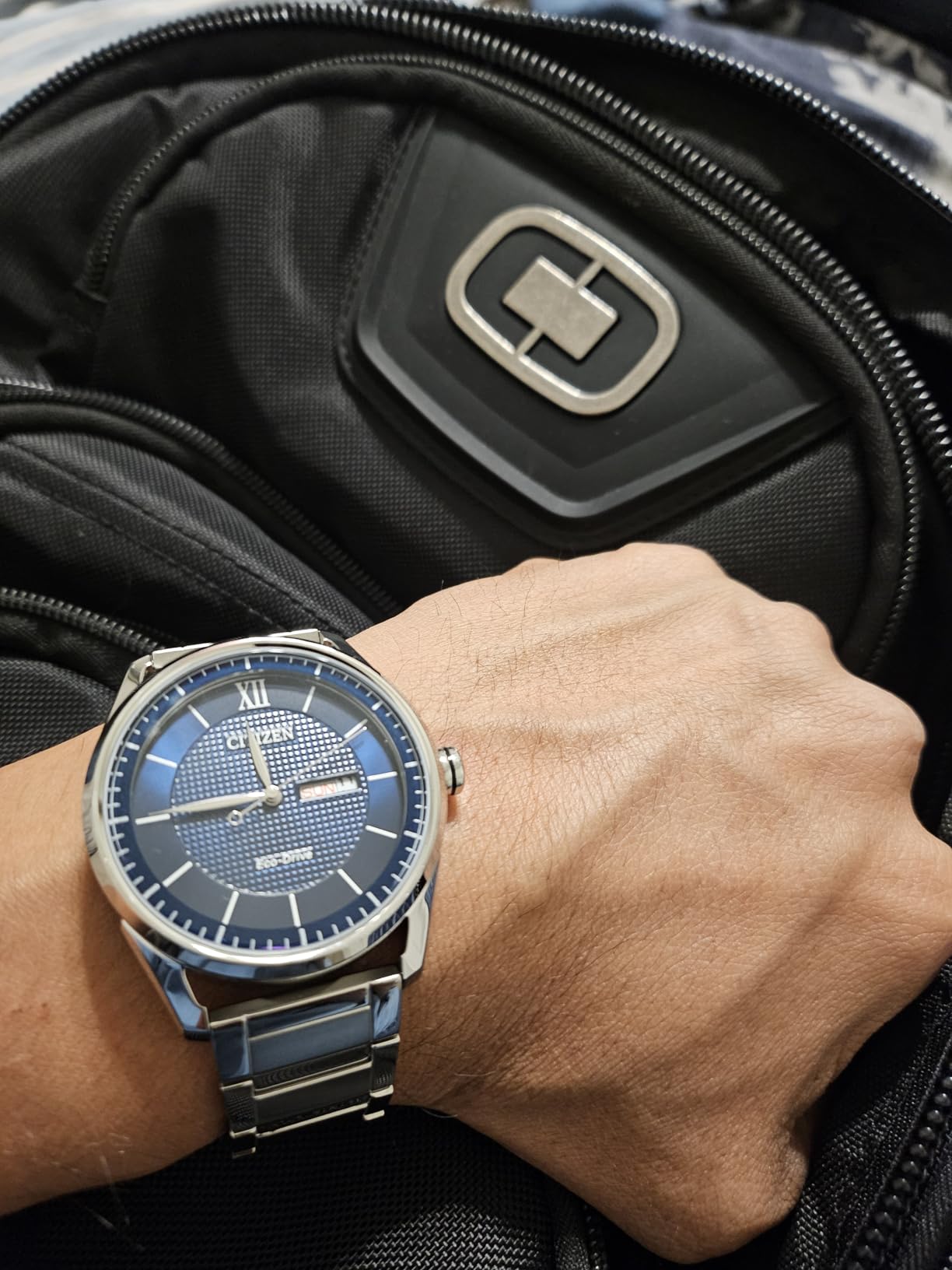 Citizen Men's Classic Eco-Drive Watch with 3-Hand Day and Date customer photo 2