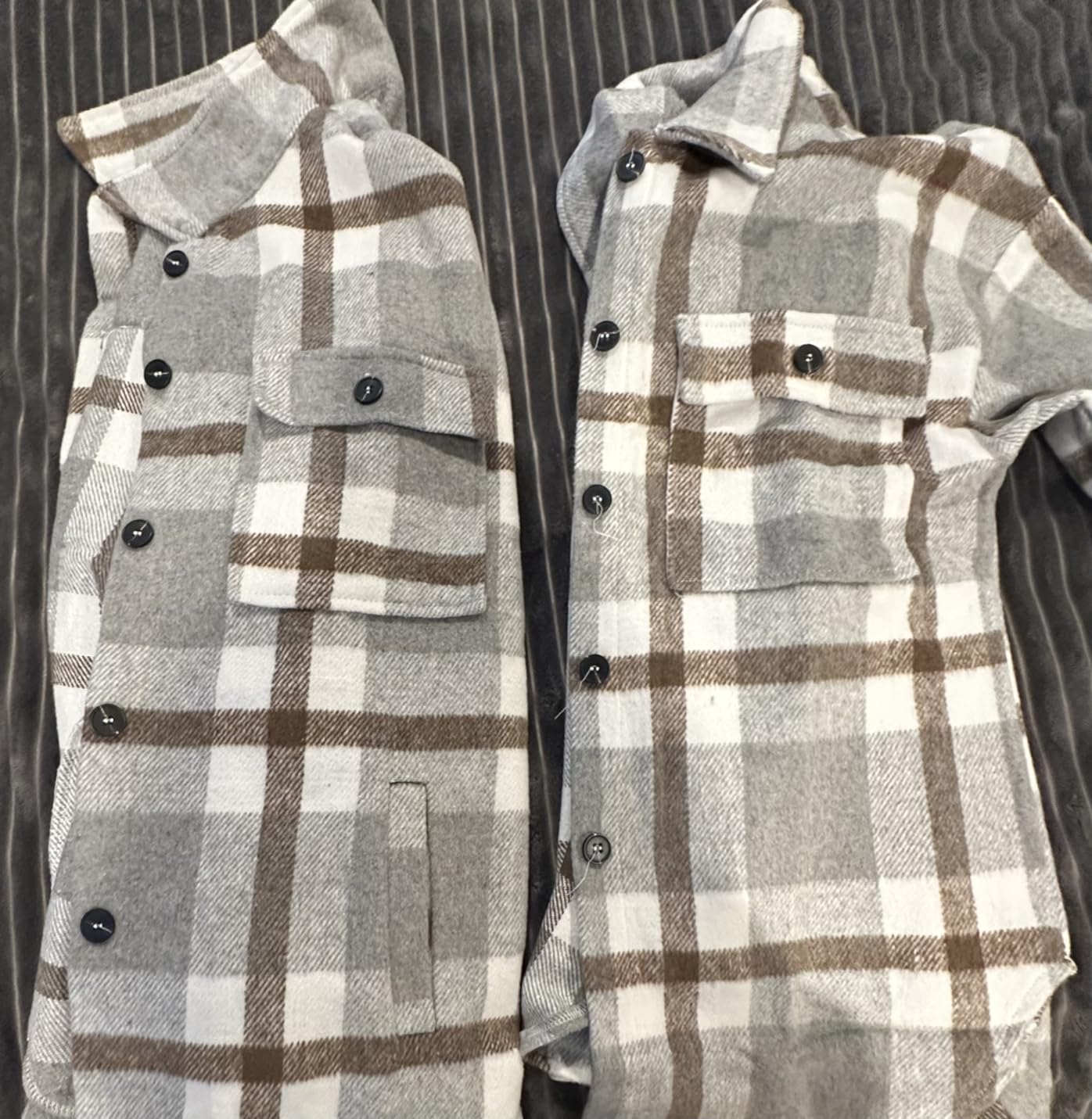 Beaully Women's Flannel Plaid Shacket 2026 Fall Button Down Shirt Jacket customer photo 1