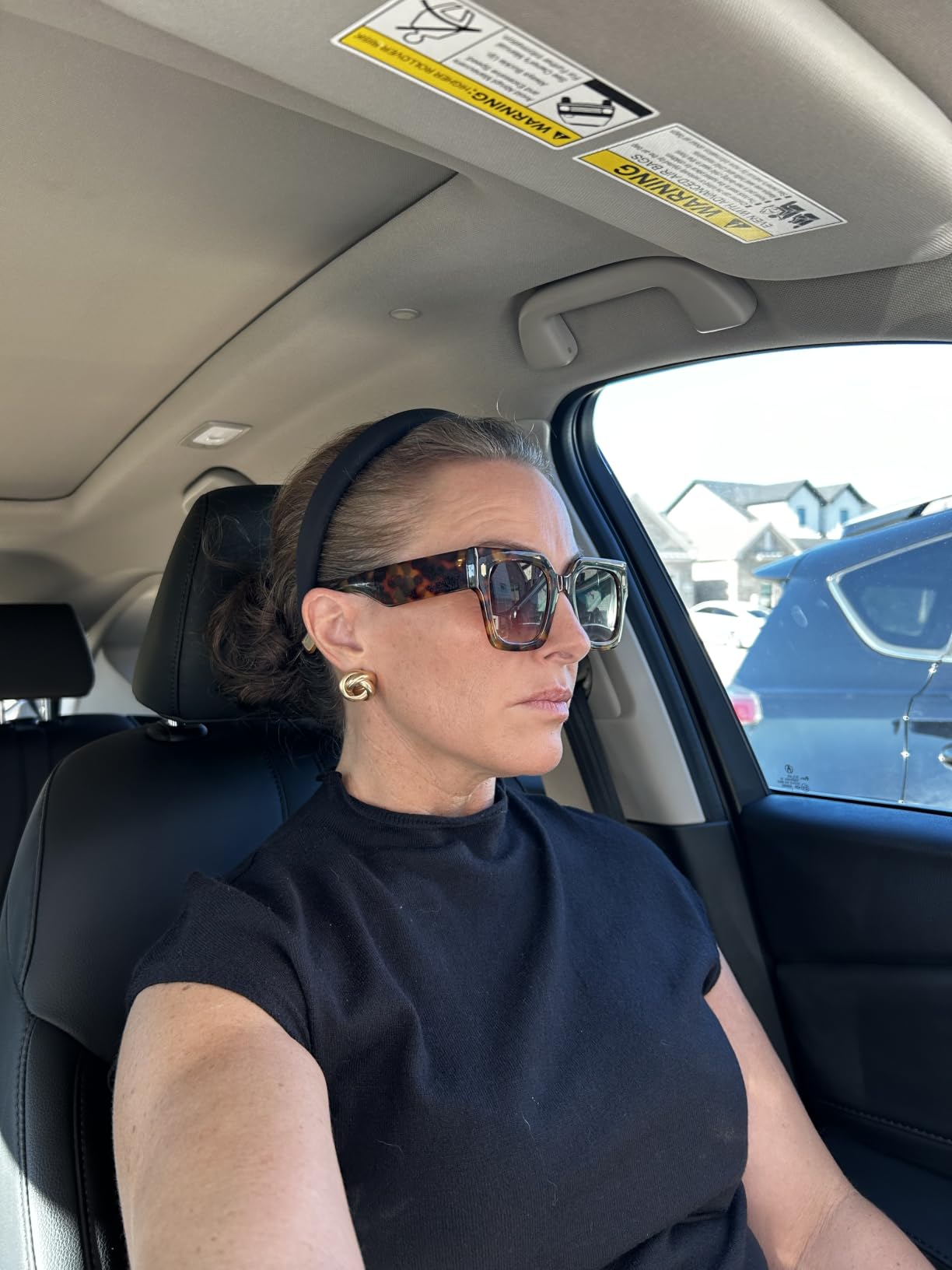 SOJOS Oversized Sunglasses for Women Thick Big Square UV400 Shades SJ2194 customer photo 1