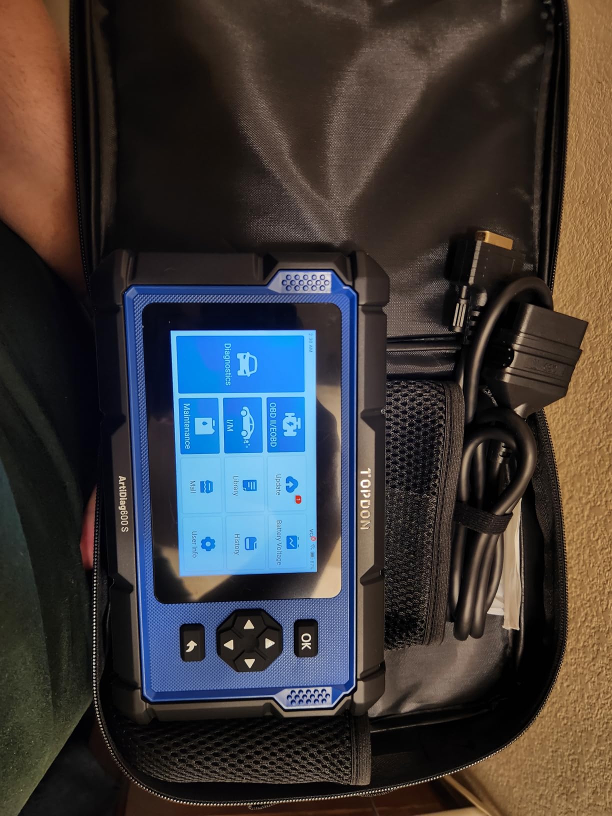 TOPDON AD600S OBD2 Scanner, Engine ABS Transmission Diagnostic Scan Tool customer photo 1