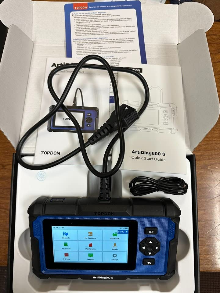 TOPDON AD600S OBD2 Scanner, Engine ABS Transmission Diagnostic Scan Tool customer photo 2