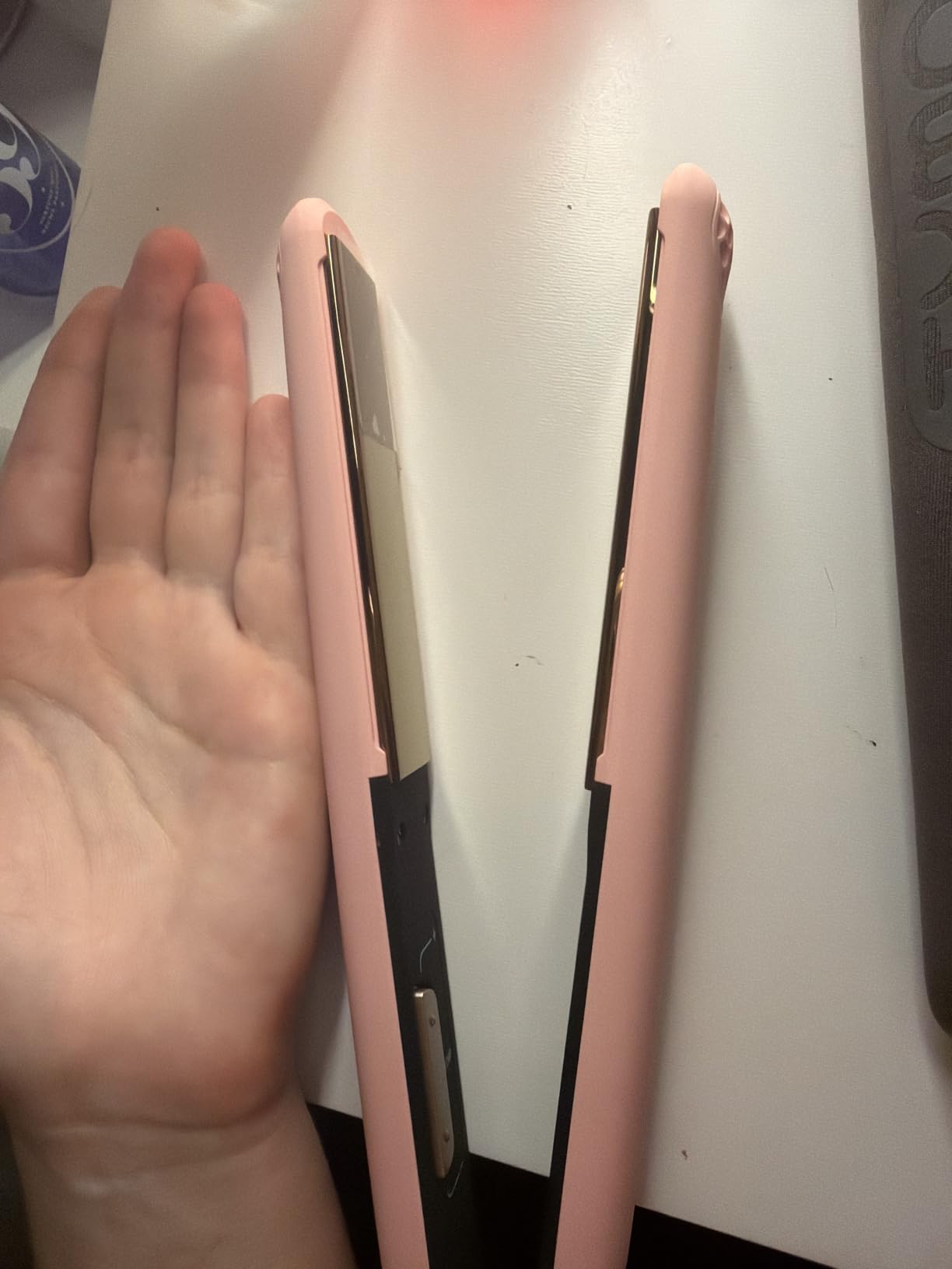TYMO Flat Iron Hair Straightener and Curler 2 in 1 customer photo 1