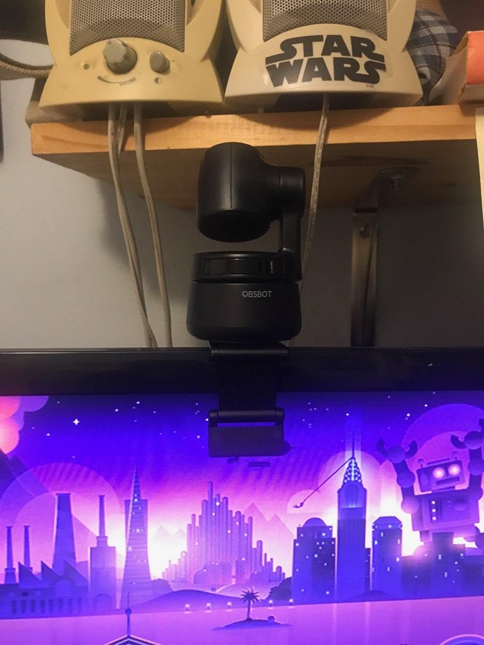 OBSBOT Tiny PTZ 4K Webcam, AI Tracking & Autofocus, Video Conference Camera customer photo 1