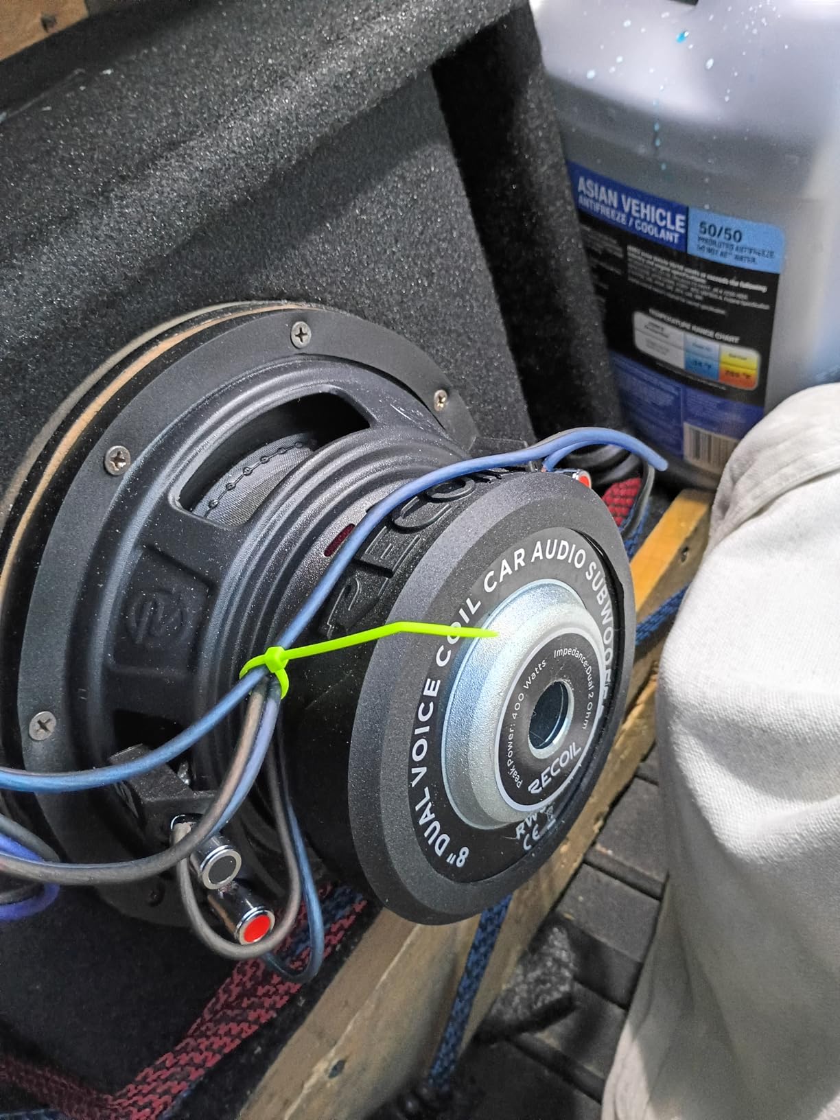 RECOIL RW8D2 8 Inch 400W Power Dual 2 Ohm Voice Coil Car Audio Subwoofer customer photo 1