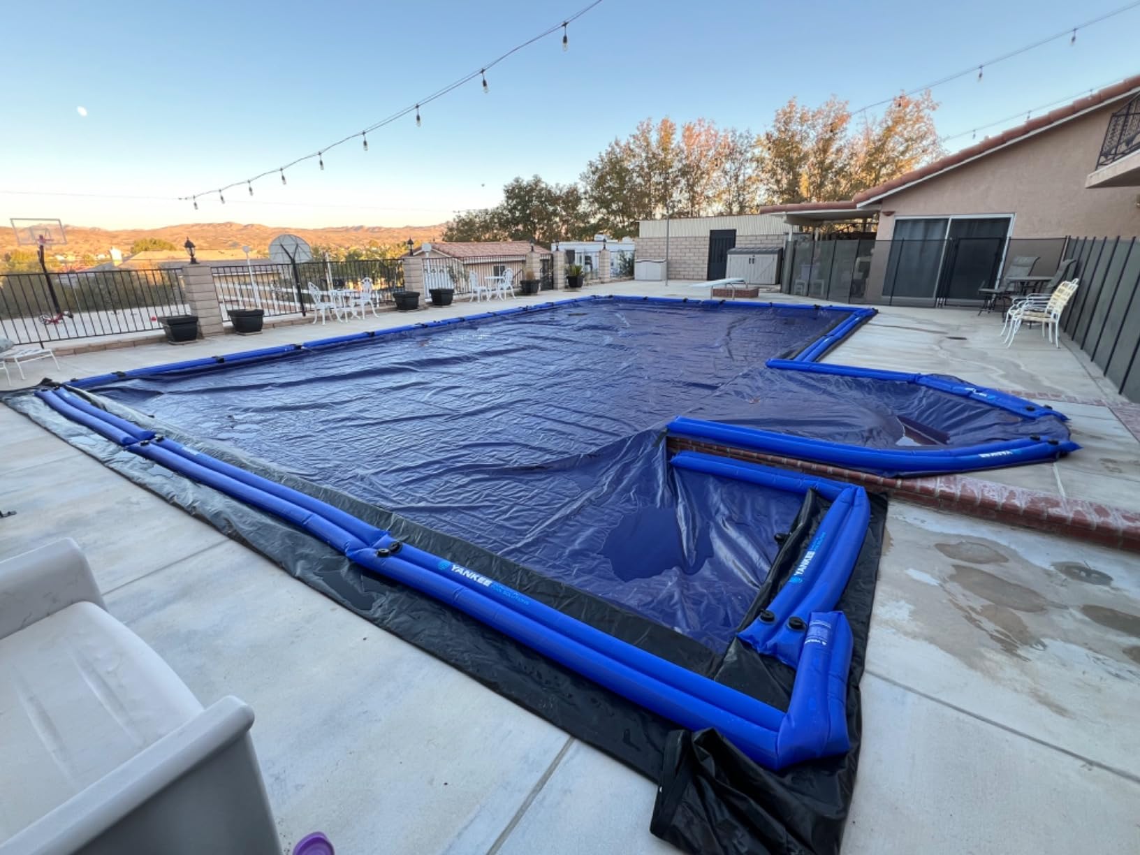 Yankee Pool Cover for 20x40 ft Rectangular Pool: Extra Thick & Durable | Sapphire Series of Premium Cold- and UV-Resistant In-Ground Pool Protection customer photo 1