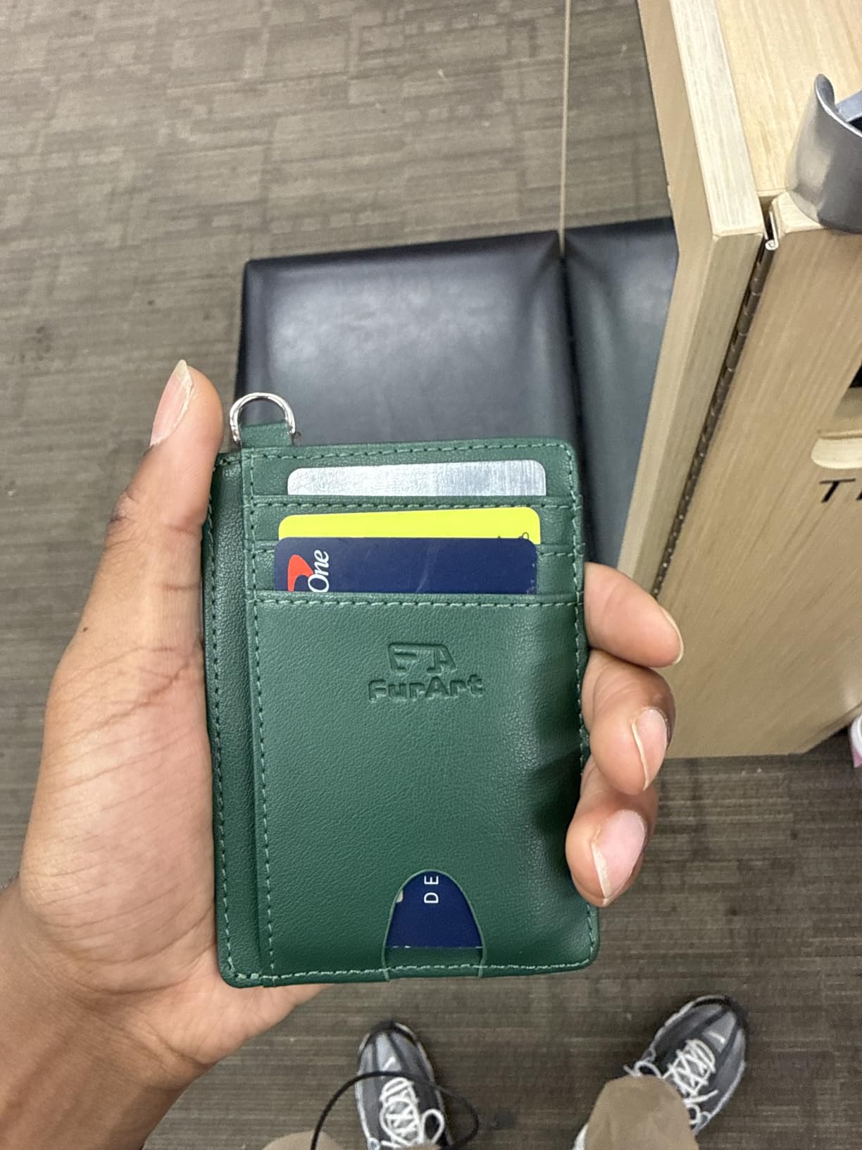 FurArt Slim Minimalist Wallet RFID Credit Card Holder for Men customer photo 2