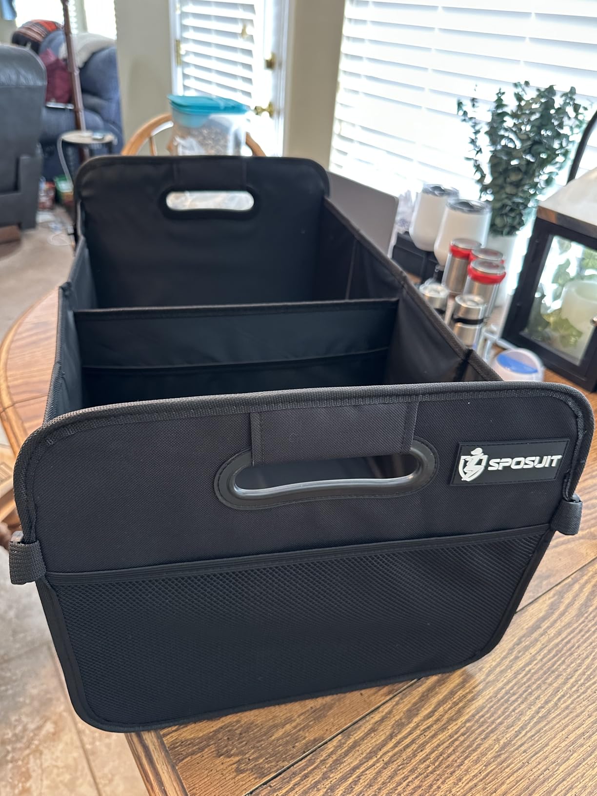 Sposuit Trunk Organizer for Car - 70L Collapsible Sturdy Car Storage, Black customer photo 1