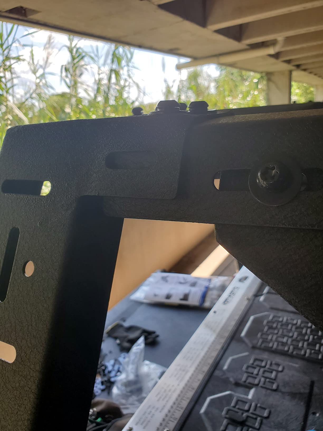 Tyger Auto Plate Style Overland Bed Rack for Full-Size Pickup Trucks | Compatible with Ram 1500 & HD, Ford F-Series, Silverado, Sierra, Titan & XD (see image for size chart) | TG-BK2U55637, Black customer photo 2