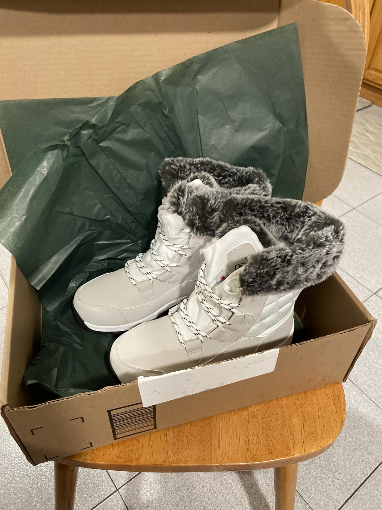 EARLDE Women's Snow Boots Waterproof Mid-Calf Winter Boots customer photo 2