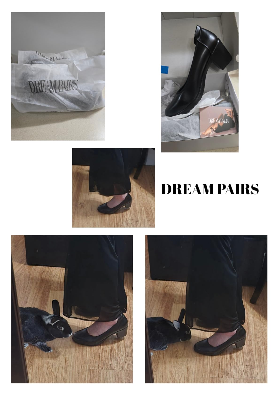 DREAM PAIRS Women's Chunky Round Toe Dress Shoes customer photo 2