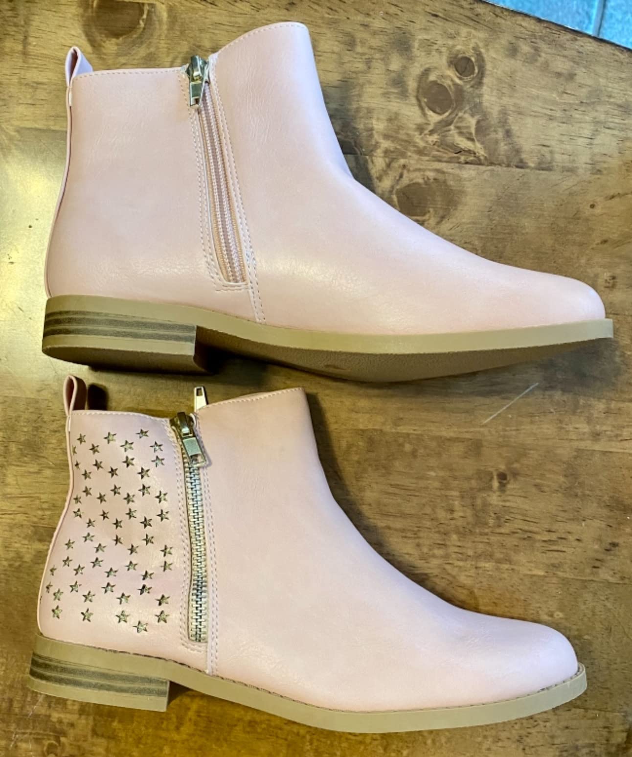 DREAM PAIRS Girls Ankle Boots Chelsea Booties customer photo 2